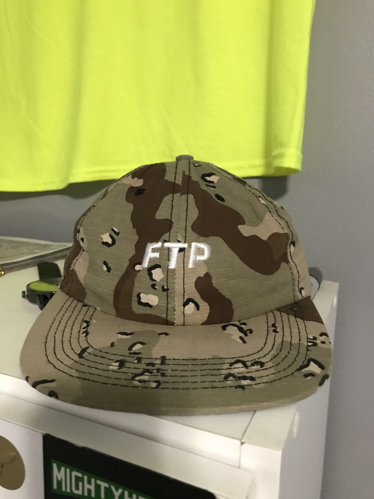 Fuck The Population FTP desert camo Camp Hat | Grailed