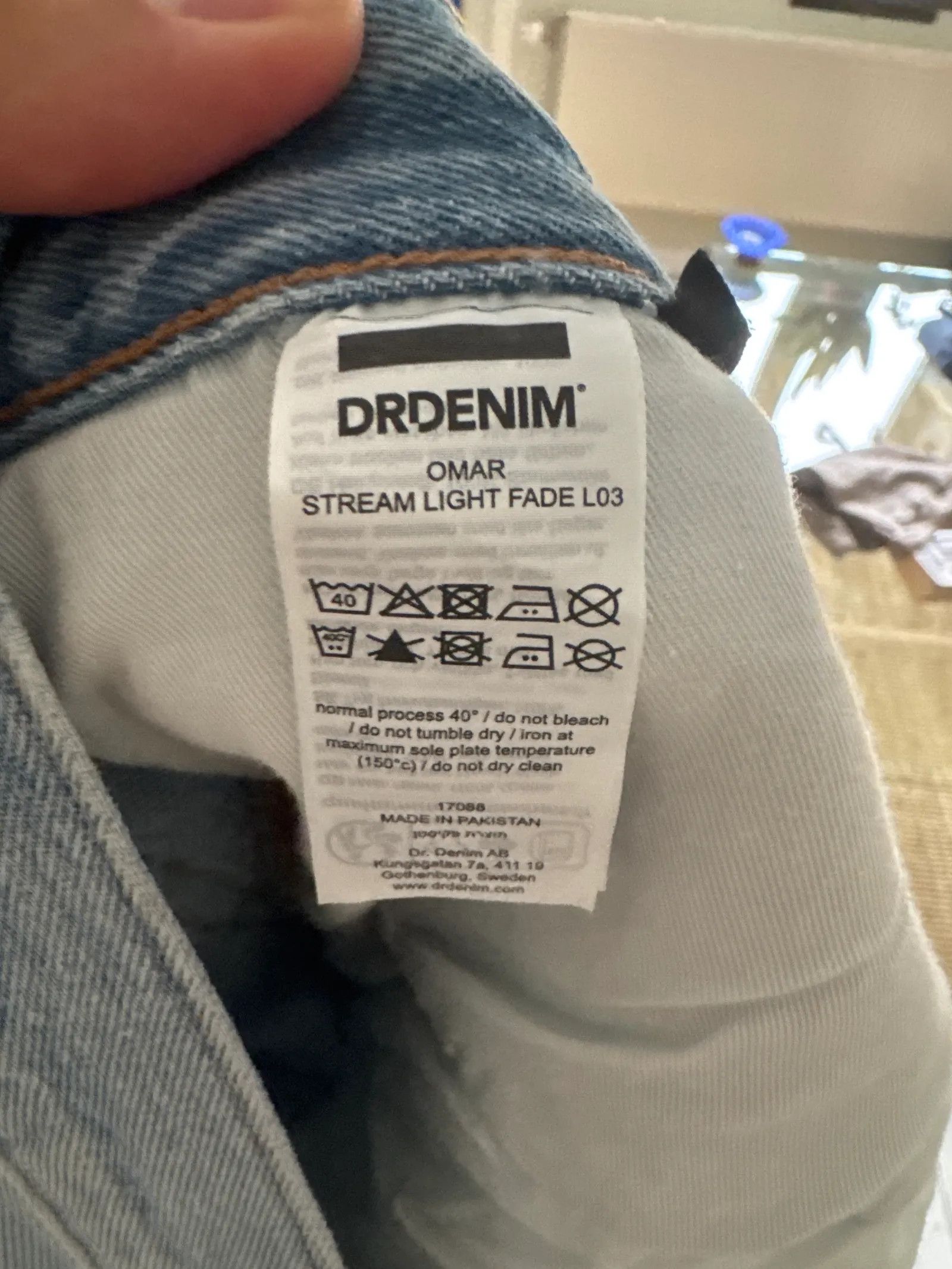Dr. Denim Dr. Denim Omar Stream Light Fade Jeans Size US 34 / EU 50 - 2 Thumbnail