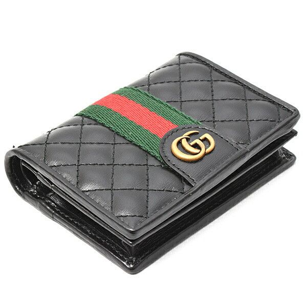 Gucci Gucci GG Marmont Calf Wallet Leather Short Wallet 536453