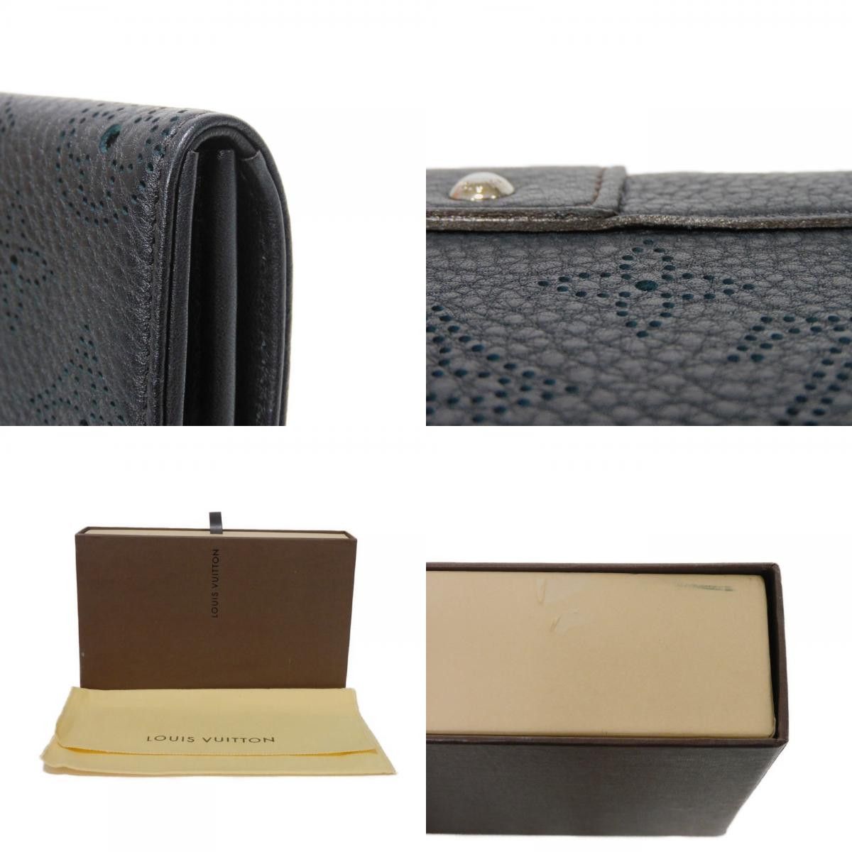 Louis Vuitton Louis Vuitton Louis Vuitton Portefeuille Iris Mahina Long Wallet Leather Long Wallet M58136 Size ONE SIZE - 23 Thumbnail