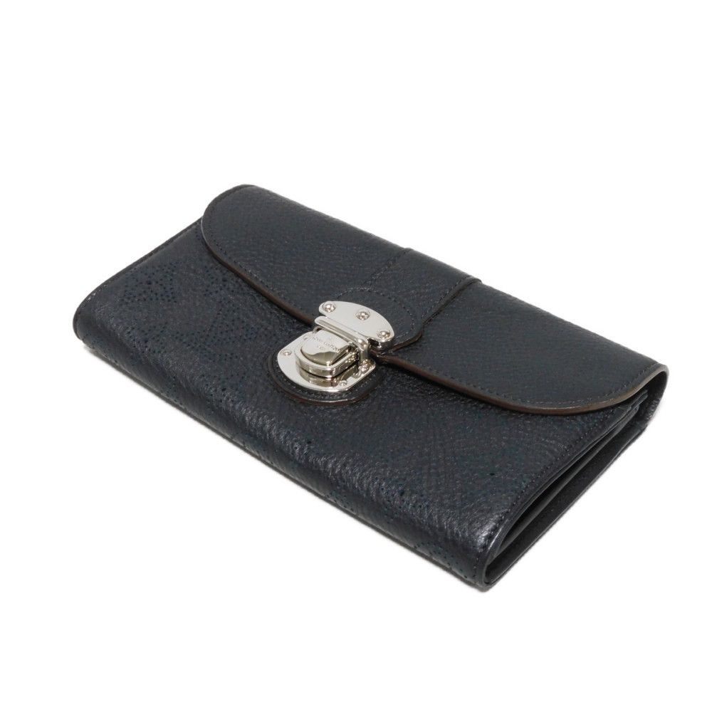 Louis Vuitton Louis Vuitton Louis Vuitton Portefeuille Iris Mahina Long Wallet Leather Long Wallet M58136 Size ONE SIZE - 4 Thumbnail