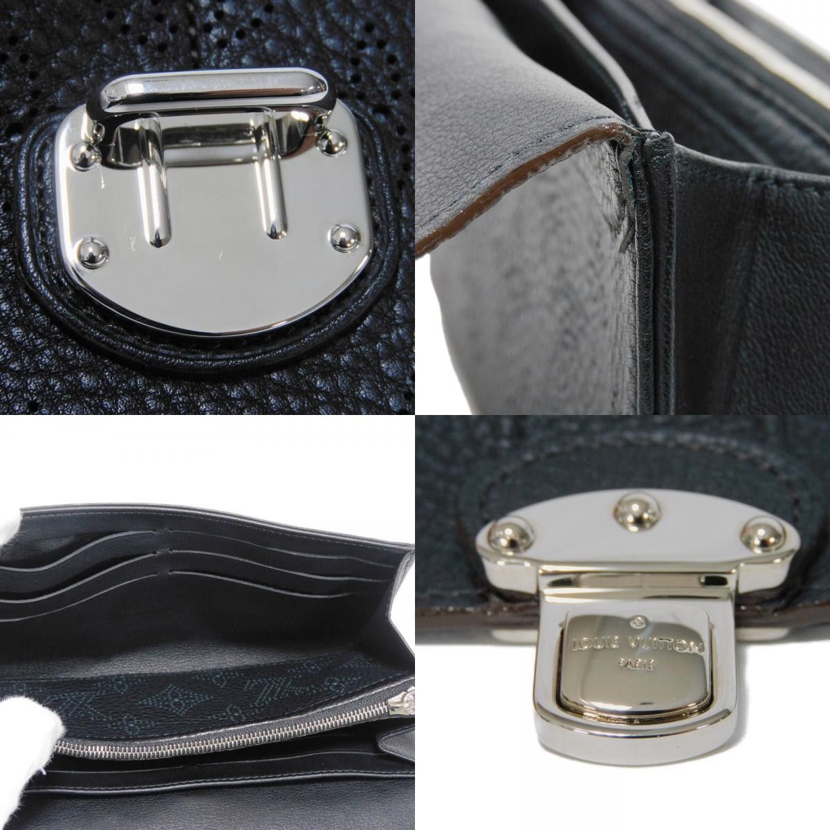 Louis Vuitton Louis Vuitton Louis Vuitton Portefeuille Iris Mahina Long Wallet Leather Long Wallet M58136 Size ONE SIZE - 19 Thumbnail
