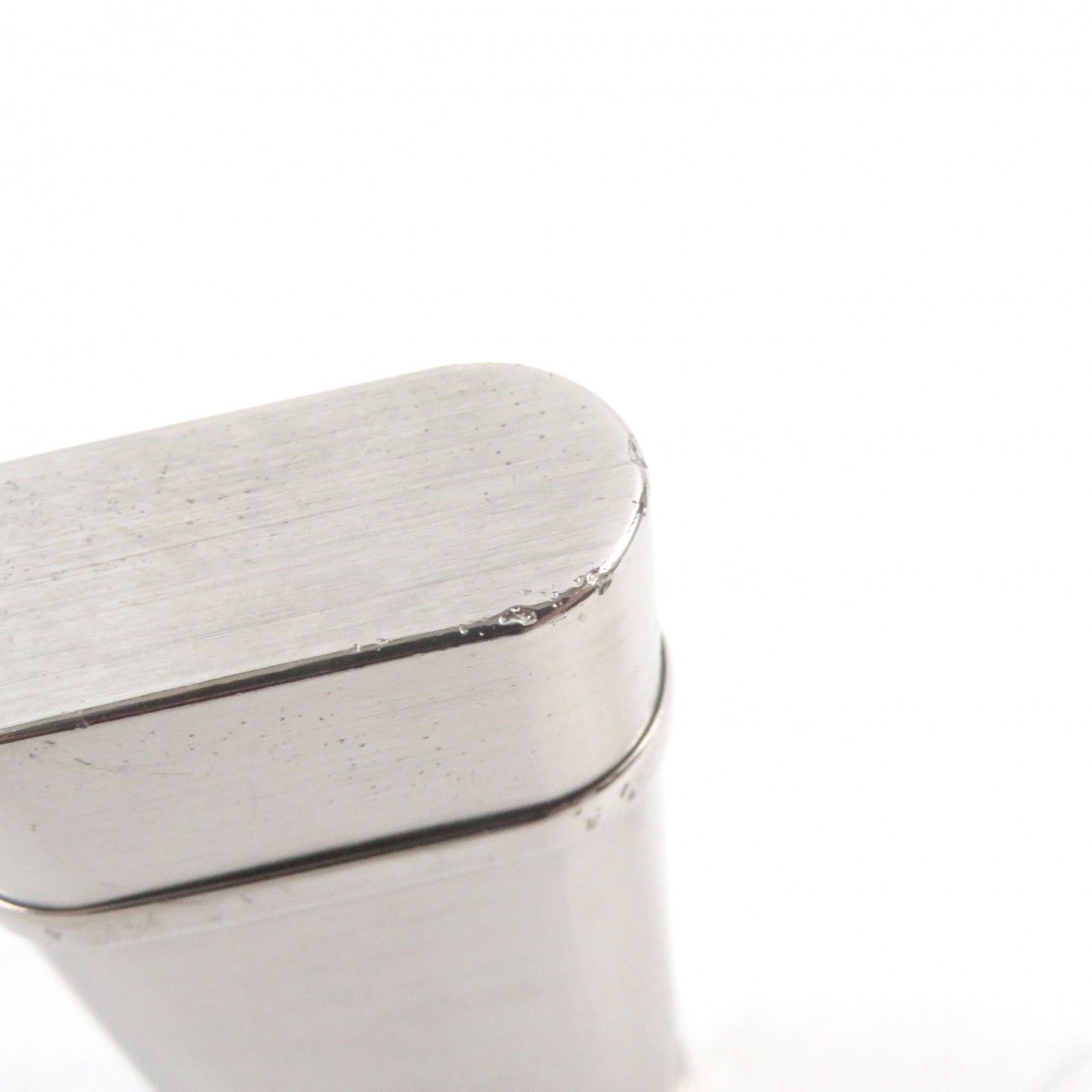 Cartier Cartier Cartier Godron Hairline Logo engraved Silver Lighter Metal Lighter Size ONE SIZE - 8 Thumbnail