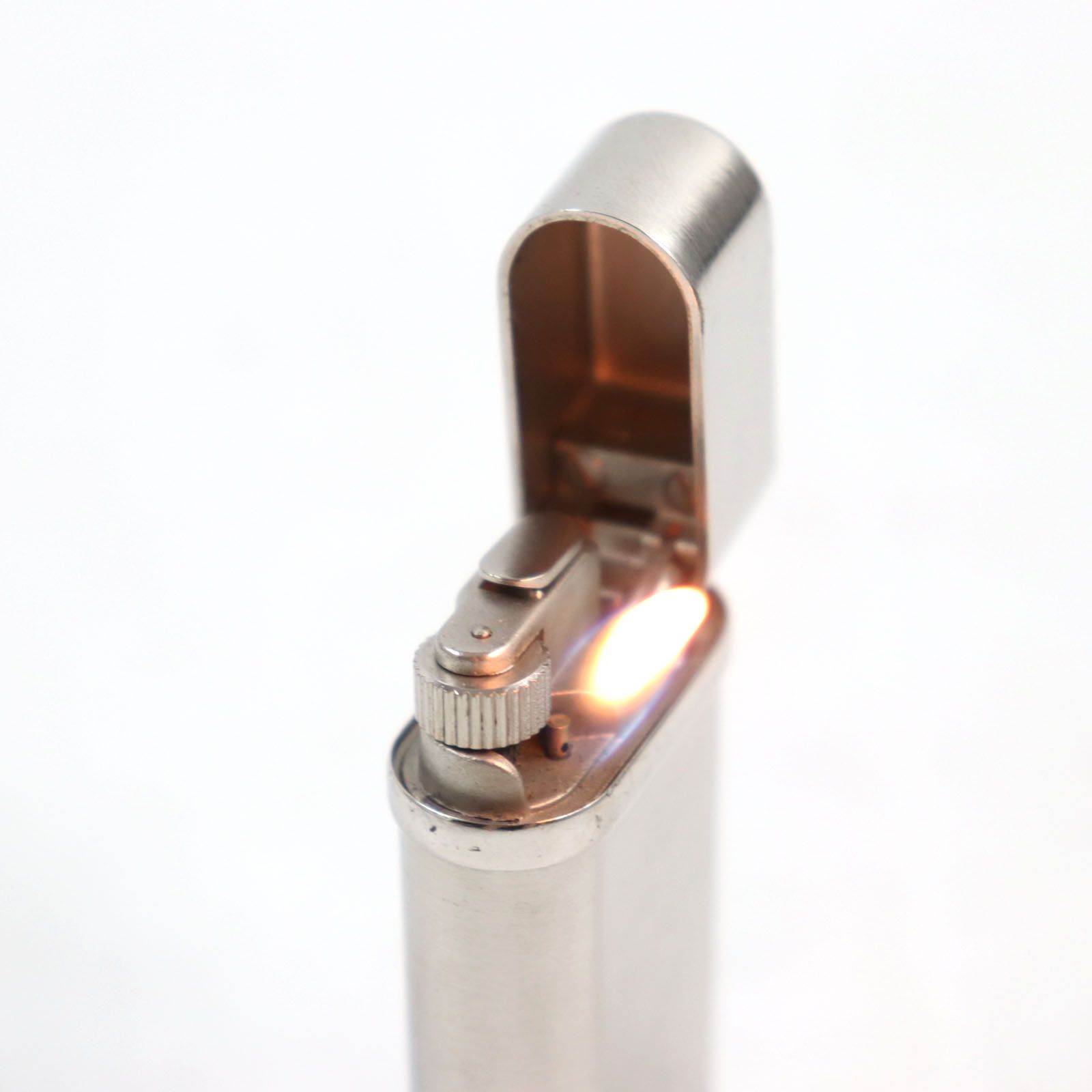 Cartier Cartier Cartier Godron Hairline Logo engraved Silver Lighter Metal Lighter Size ONE SIZE - 7 Thumbnail