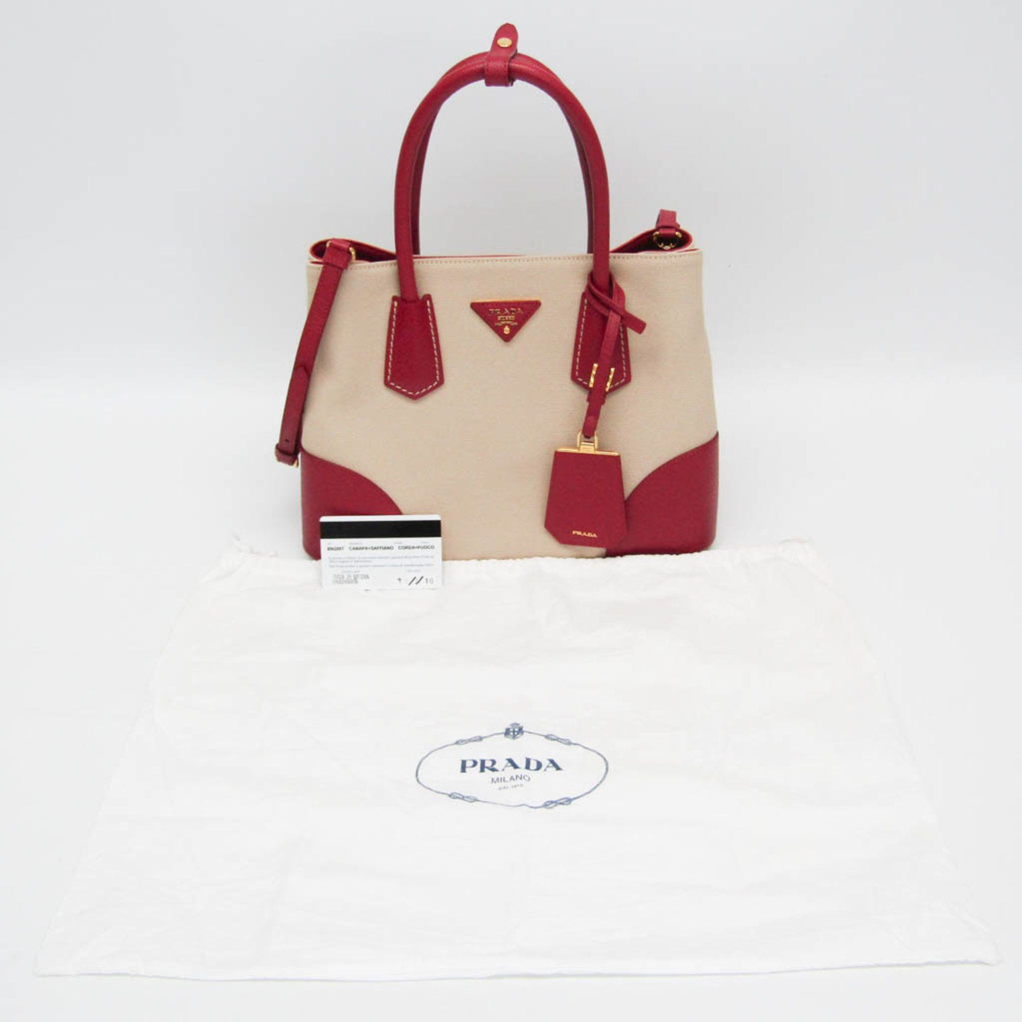 Prada Prada Canapa handbag Size ONE SIZE - 13 Thumbnail