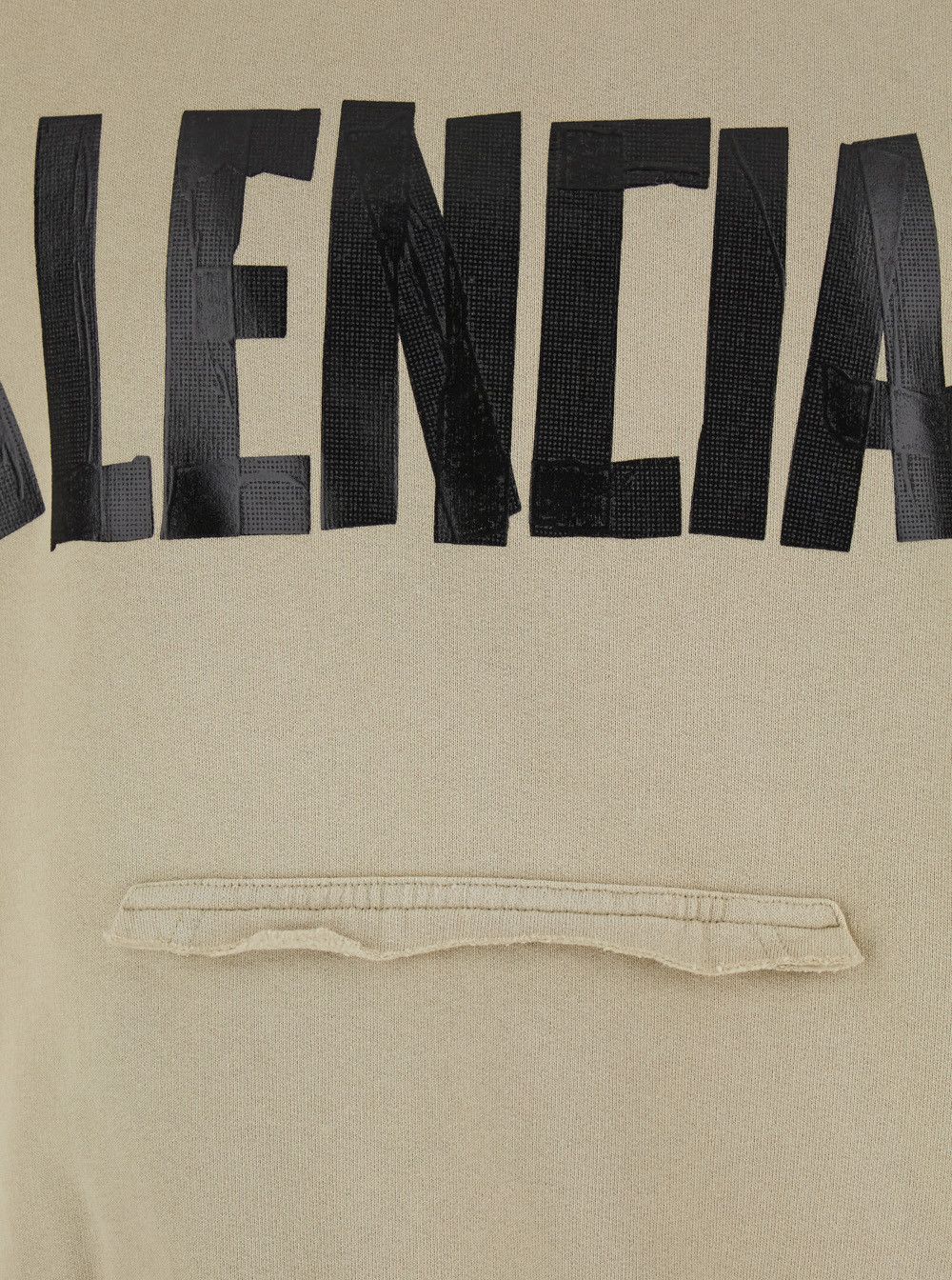 Balenciaga Beige Hoodie with Fixed Hood and Logo Lettering on Front and Rear in Cotton Man Size US S / EU 44-46 / 1 - 3 Thumbnail