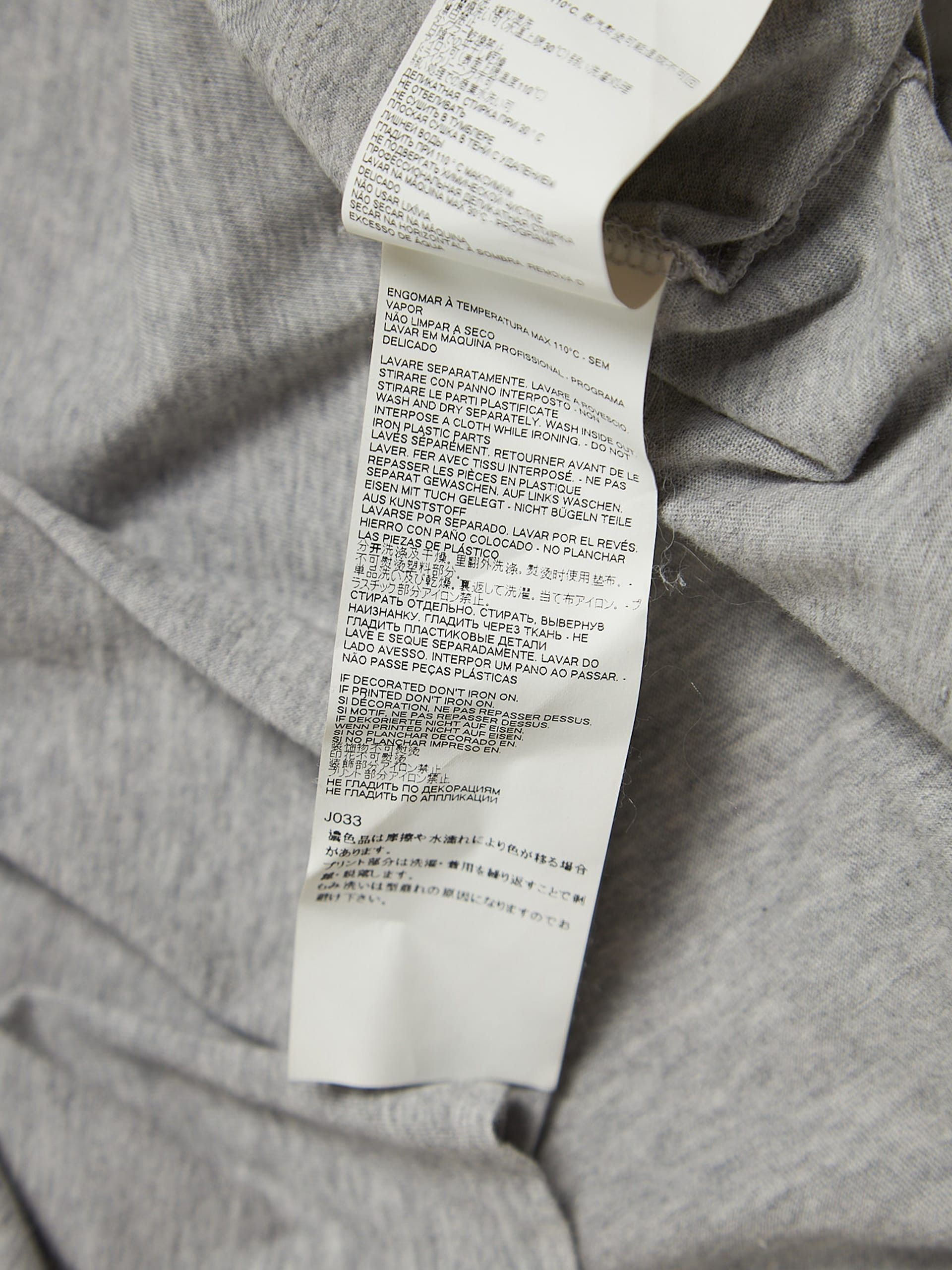 Maison Margiela Gray Cotton Colored Fresco T-shirt Size US M / EU 48-50 / 2 - 5 Thumbnail