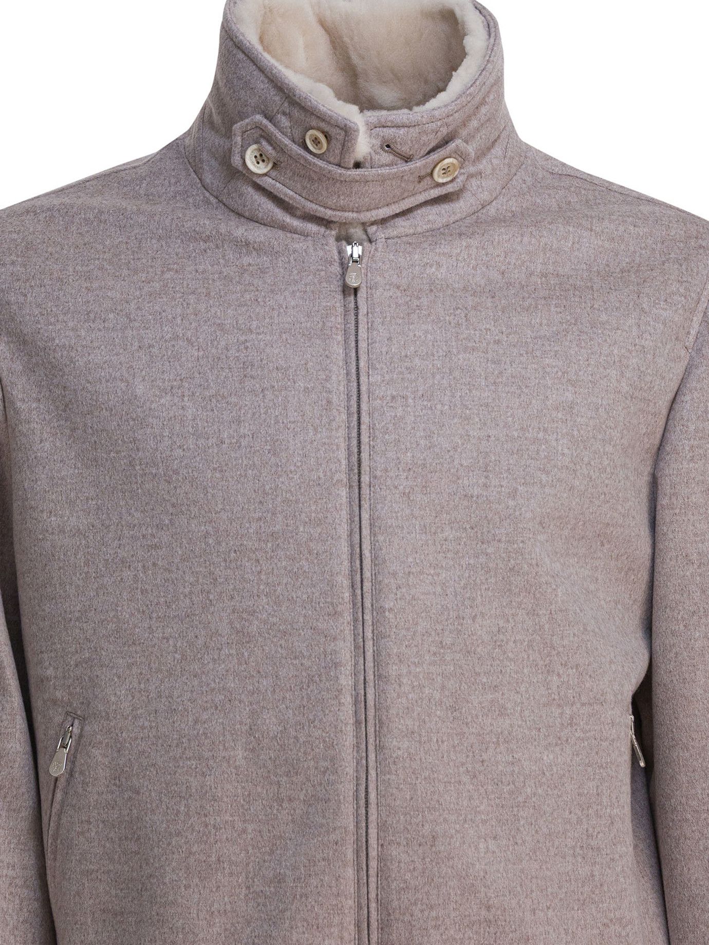 Brunello Cucinelli Cashmere Beave Bomber Jacket Size US XL / EU 56 / 4 - 3 Thumbnail