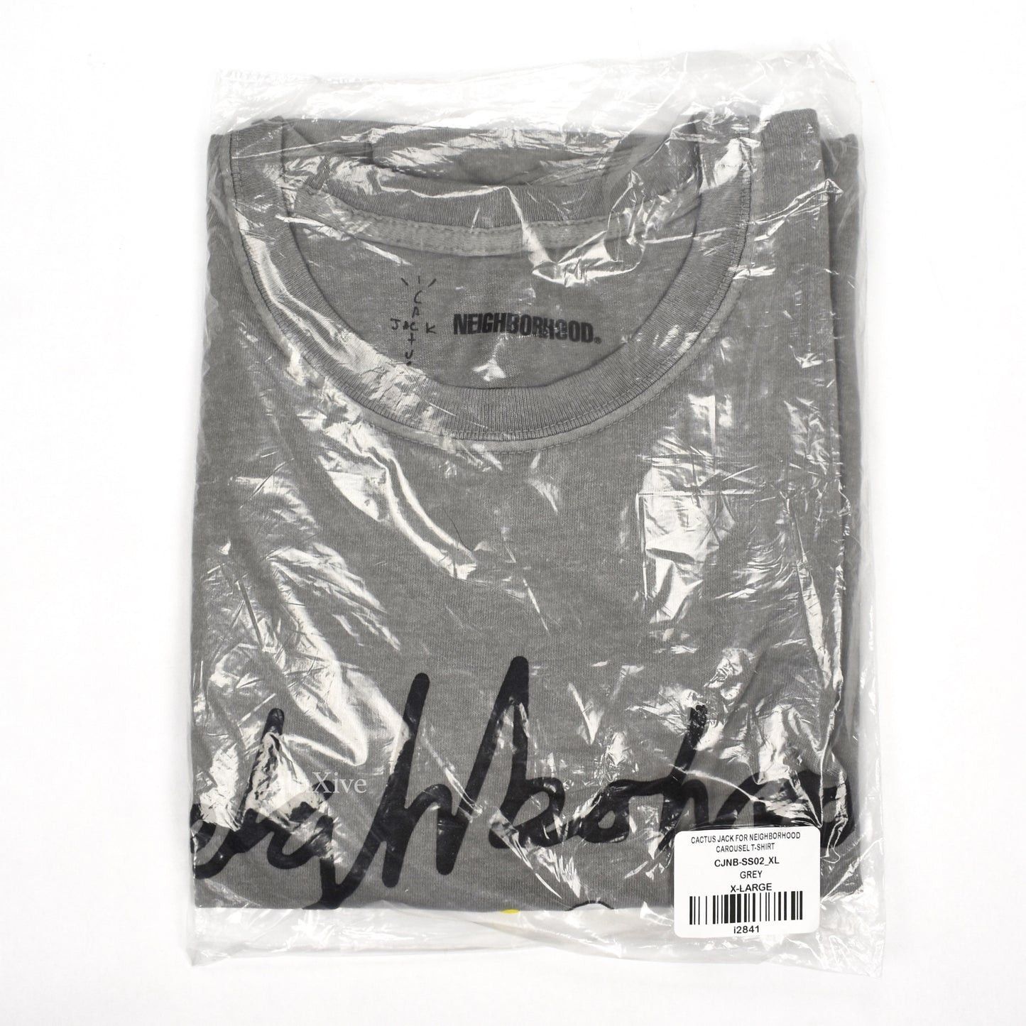 Neighborhood × Travis Scott Cactus Jack Neighborhood Carousel T-Shirt Tee Gray DS Size US XL / EU 56 / 4 - 6 Thumbnail
