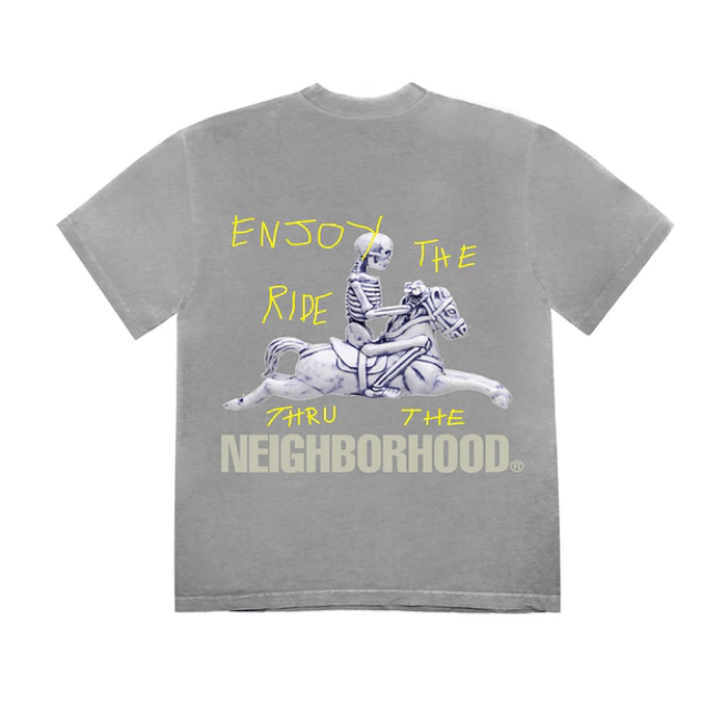 Neighborhood × Travis Scott Cactus Jack Neighborhood Carousel T-Shirt Tee Gray DS Size US XL / EU 56 / 4 - 2 Thumbnail