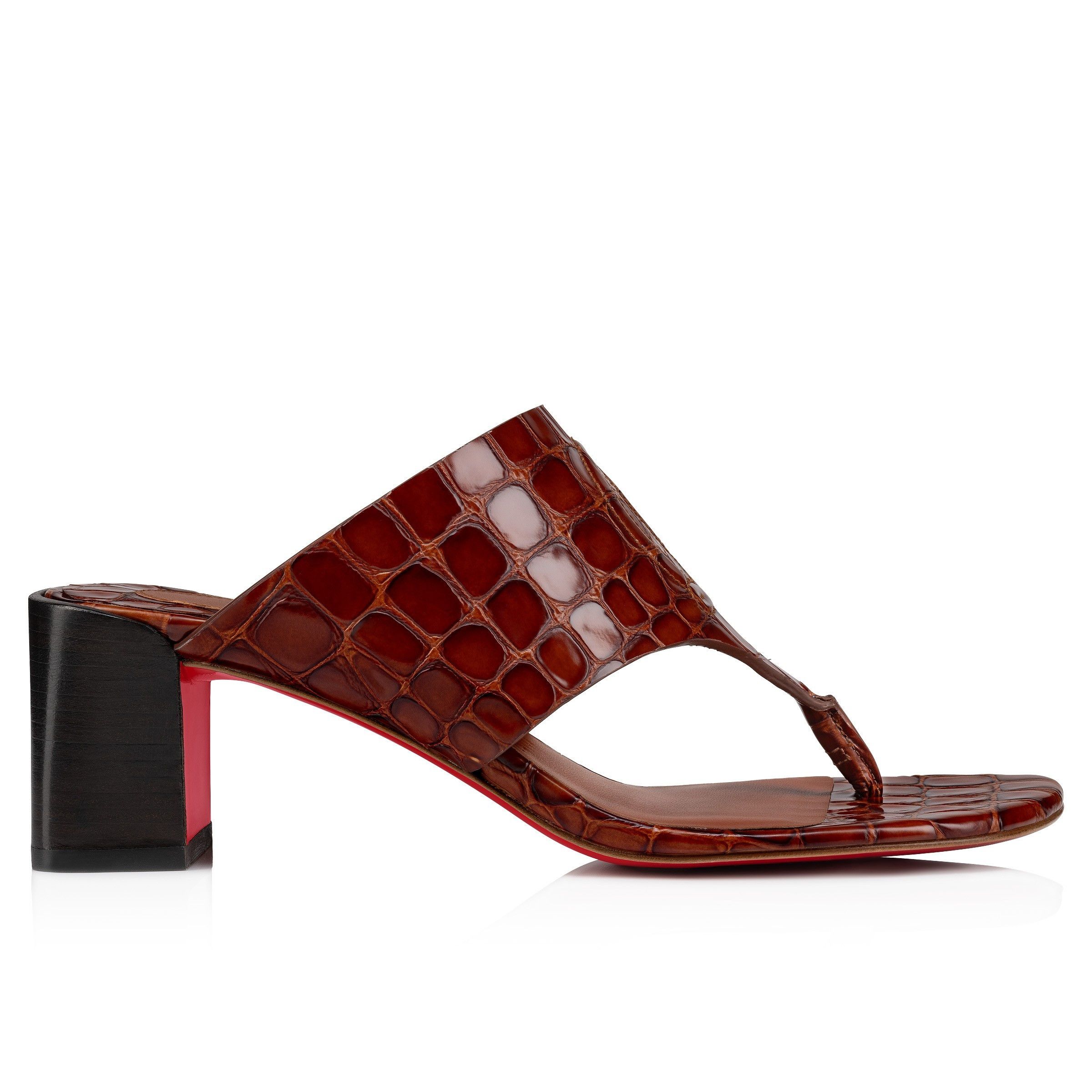 Christian Louboutin cl tongamule brown Size US 6 / IT 36 - 2 Thumbnail