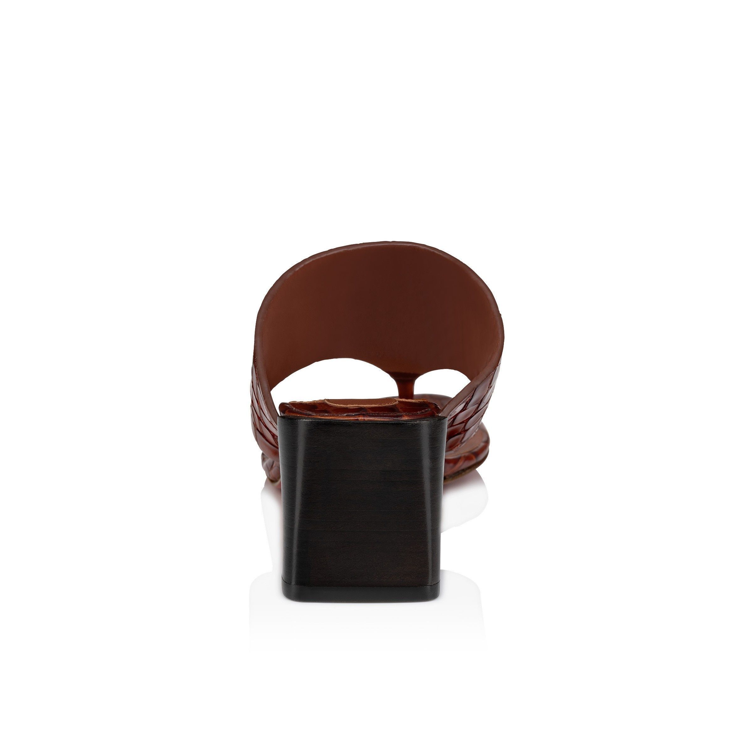 Christian Louboutin cl tongamule brown Size US 11 / IT 41 - 4 Thumbnail