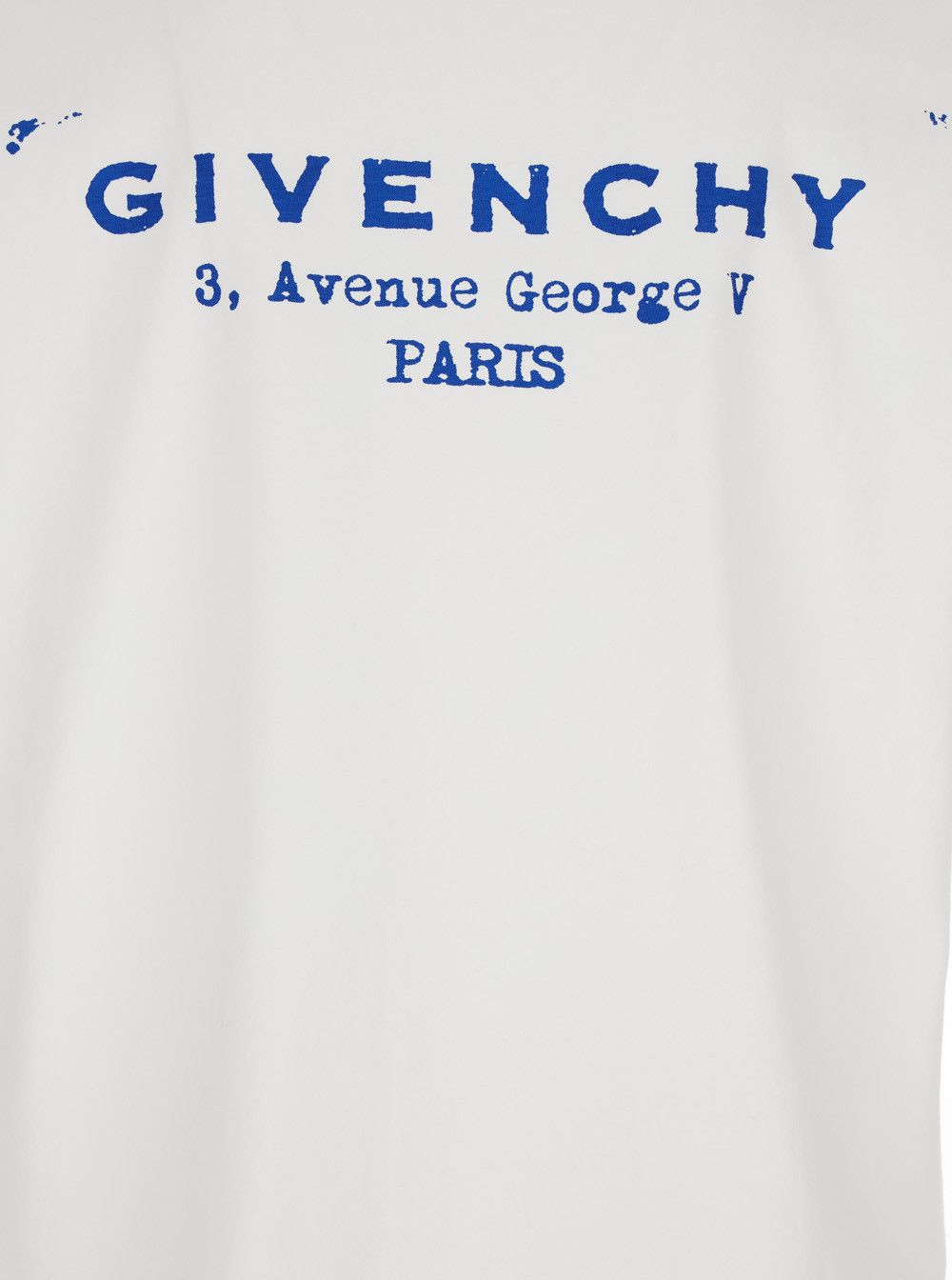 Givenchy White Crewneck T-Shirt with Logo Lettering on the Rear in Cotton Man Size US L / EU 52-54 / 3 - 3 Thumbnail