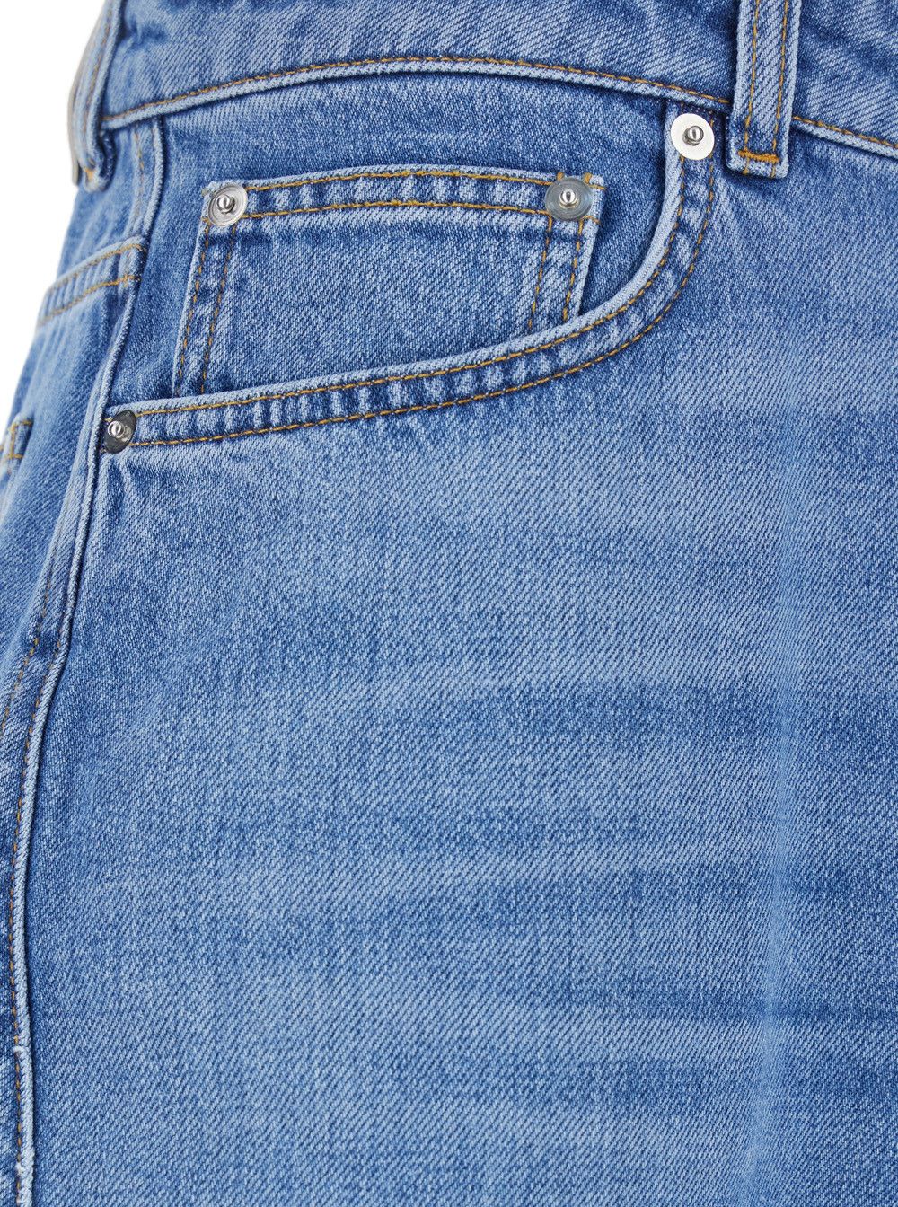 Givenchy Blue Jeans with Logo Patch on the Rear and Wide Leg in Denim Woman Size 27" / US 4 / IT 40 - 3 Thumbnail