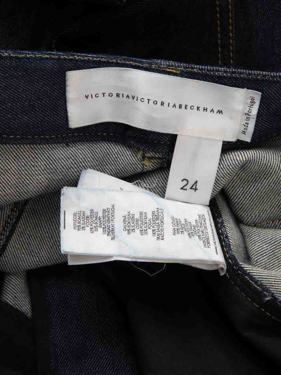 Victoria Beckham Blue Denim Skinny Fit Jeans Size 26" / US 2 / IT 38 - 4 Thumbnail