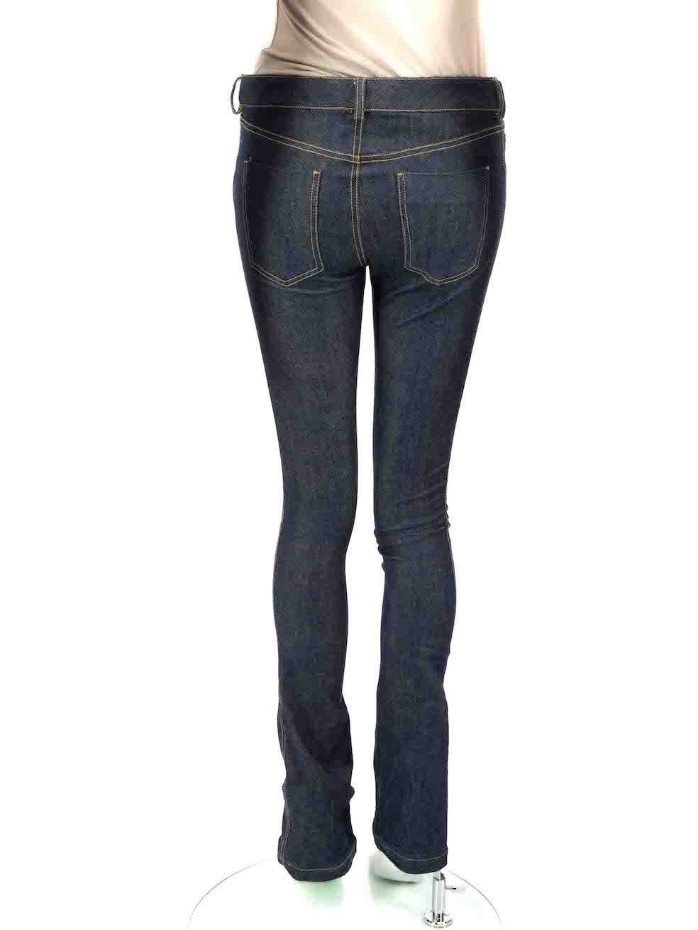 Victoria Beckham Blue Denim Skinny Fit Jeans Size 26" / US 2 / IT 38 - 2 Thumbnail
