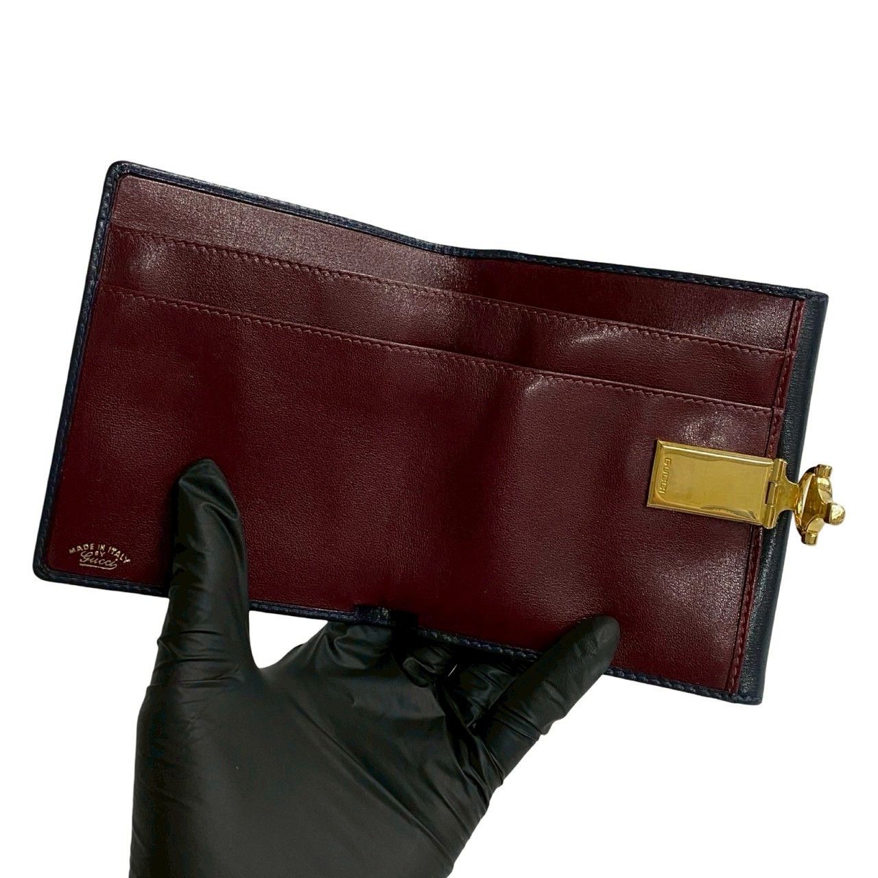 Gucci Gucci Gucci Old Gucci Leather Wallet Leather Short Wallet DUTY FREE for USA Size ONE SIZE - 7 Thumbnail