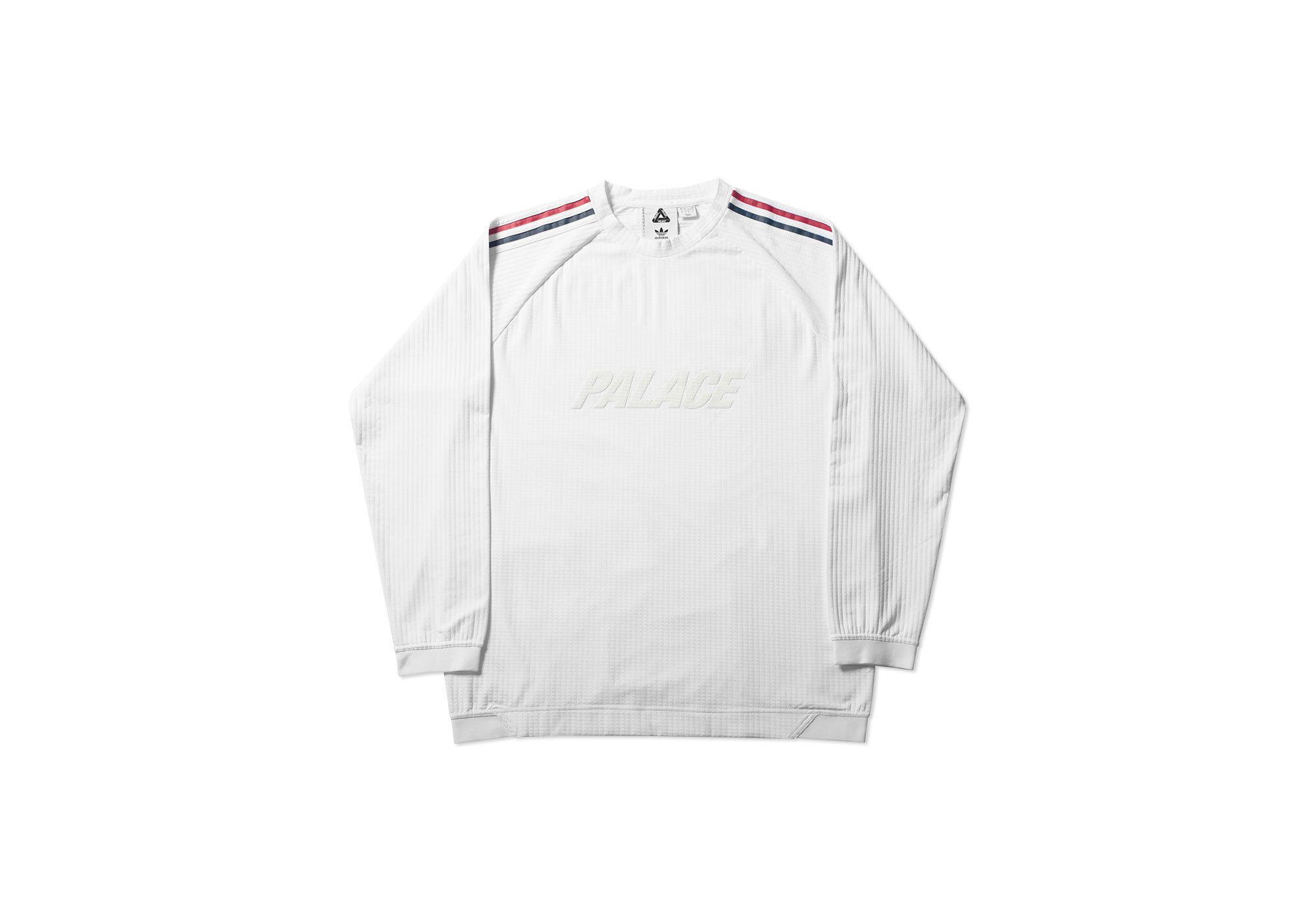 Adidas Palace ADIDAS PALACE WAFFLE CREW WHITE Grailed