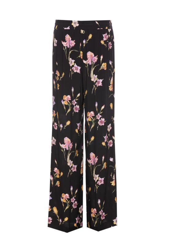TWINSET TWINSET Women Straight Pants 251TP2776 12328 Black Size 28" / US 6 / IT 42 - 2 Thumbnail