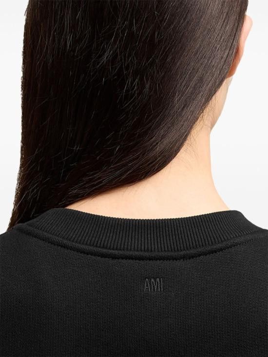 AMI AMI Men Sweater USW027 749001 Black Size US M / EU 48-50 / 2 - 5 Thumbnail