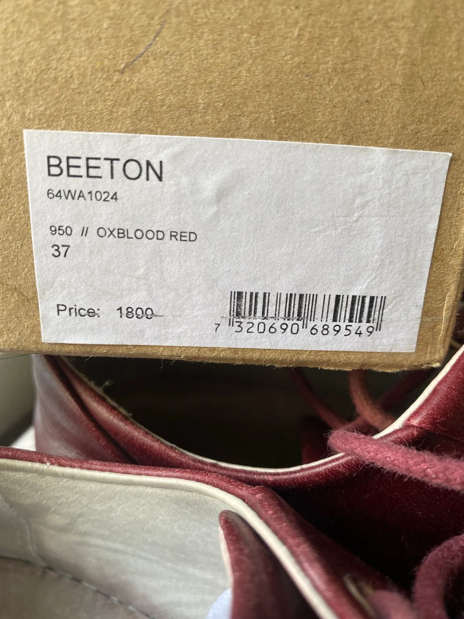 Whyred Whyred Breeton, oxblood red Sneakers Size US 7 / IT 37 - 5 Thumbnail
