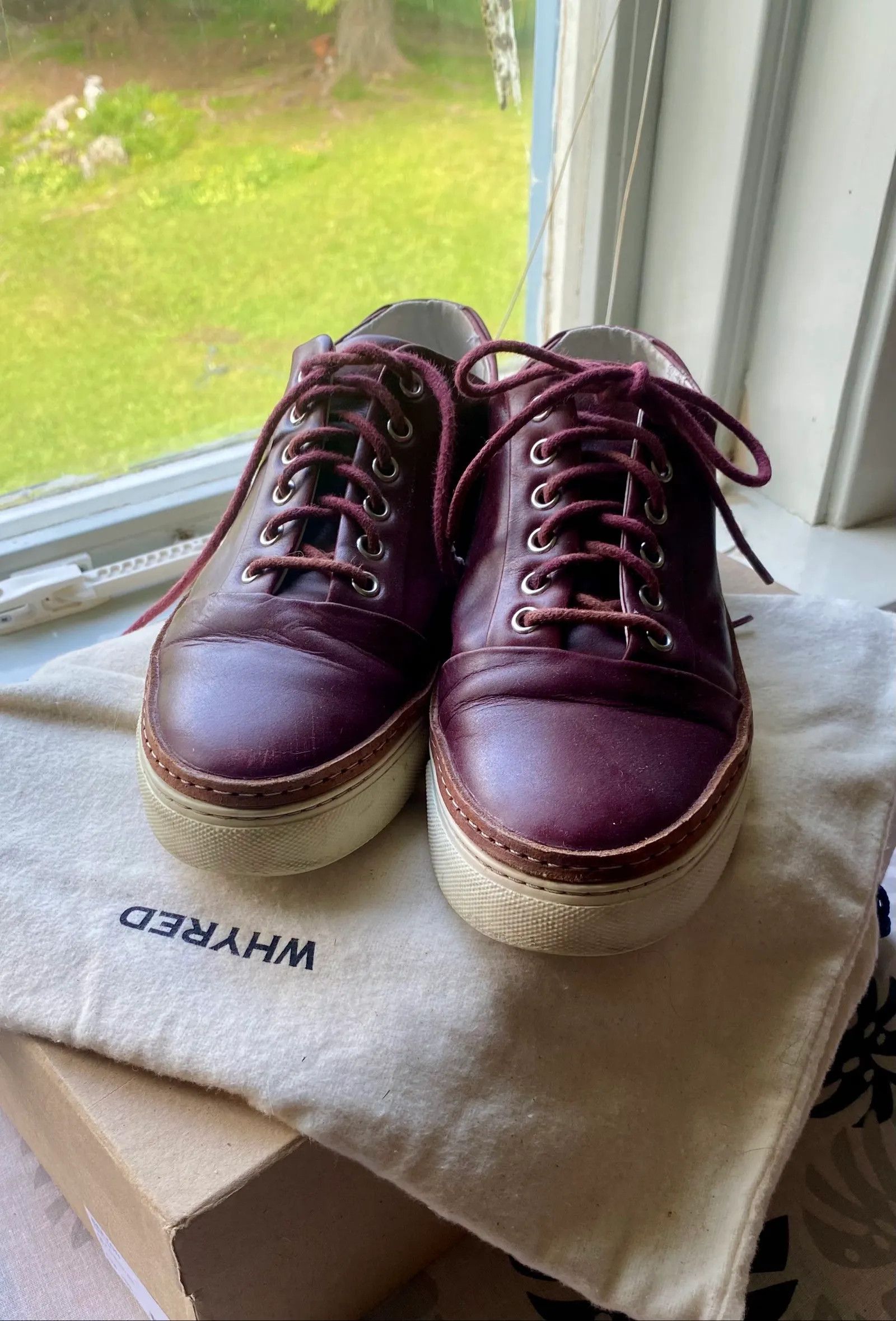 Whyred Whyred Breeton, oxblood red Sneakers Size US 7 / IT 37 - 4 Thumbnail