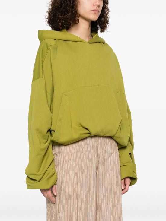 Dries Van Noten DRIES VAN NOTEN Women Hoodies 011106 1610601 Green Size S / US 4 / IT 40 - 2 Thumbnail