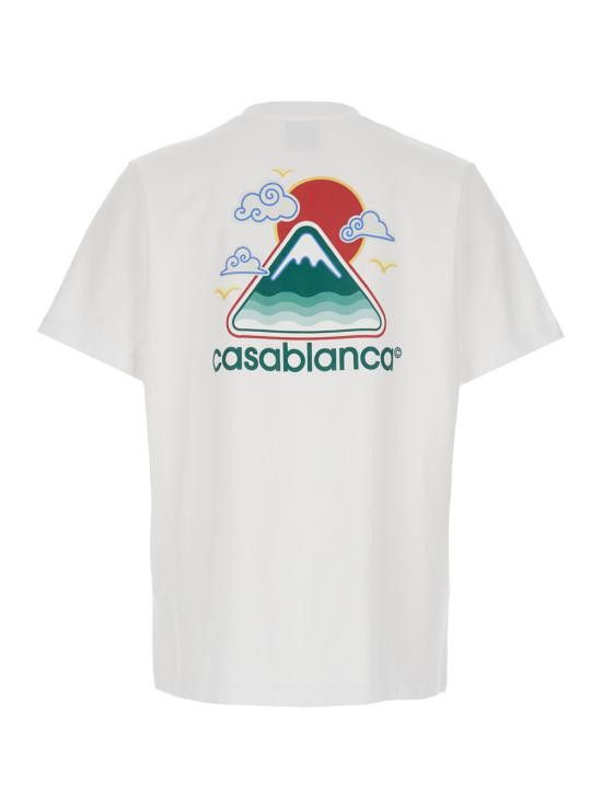 Casablanca CASABLANCA Men Tops MPF25JTS00104WHITEJERSEY White Size US L / EU 52-54 / 3 - 2 Thumbnail