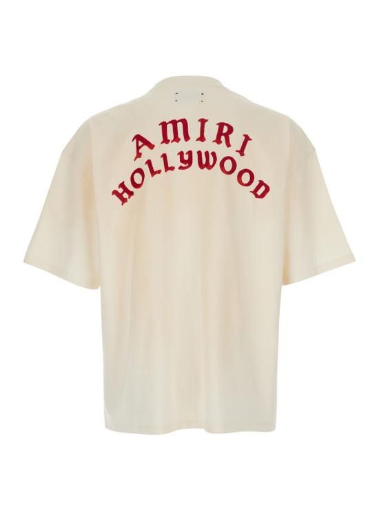 Amiri AMIRI Men Tops AMJYTE1204IVORYRED White Size US M / EU 48-50 / 2 - 2 Thumbnail