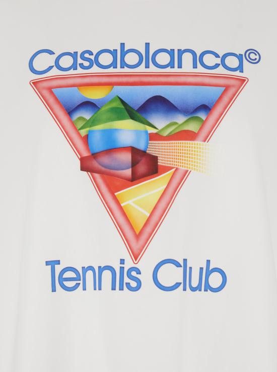 Casablanca CASABLANCA Men Tops MPF25JTS00101WHITEJERSEY White Size US S / EU 44-46 / 1 - 3 Thumbnail