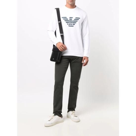 Emporio Armani EMPORIO ARMANI Men Tops 1JRIZ 8N1MR6 F108 WHITE Size US XXL / EU 58 / 5 - 4 Thumbnail