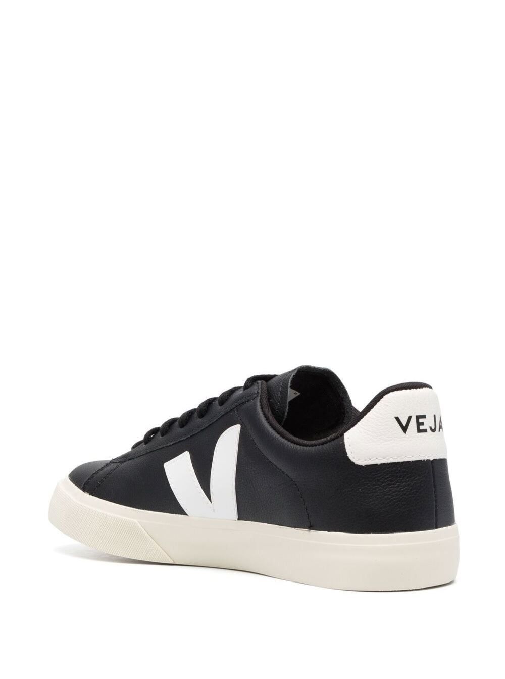 Veja Sneaker 'Campo' with Black and White Vegan Leather Logo Unisex Size US 7 / IT 37 - 3 Thumbnail