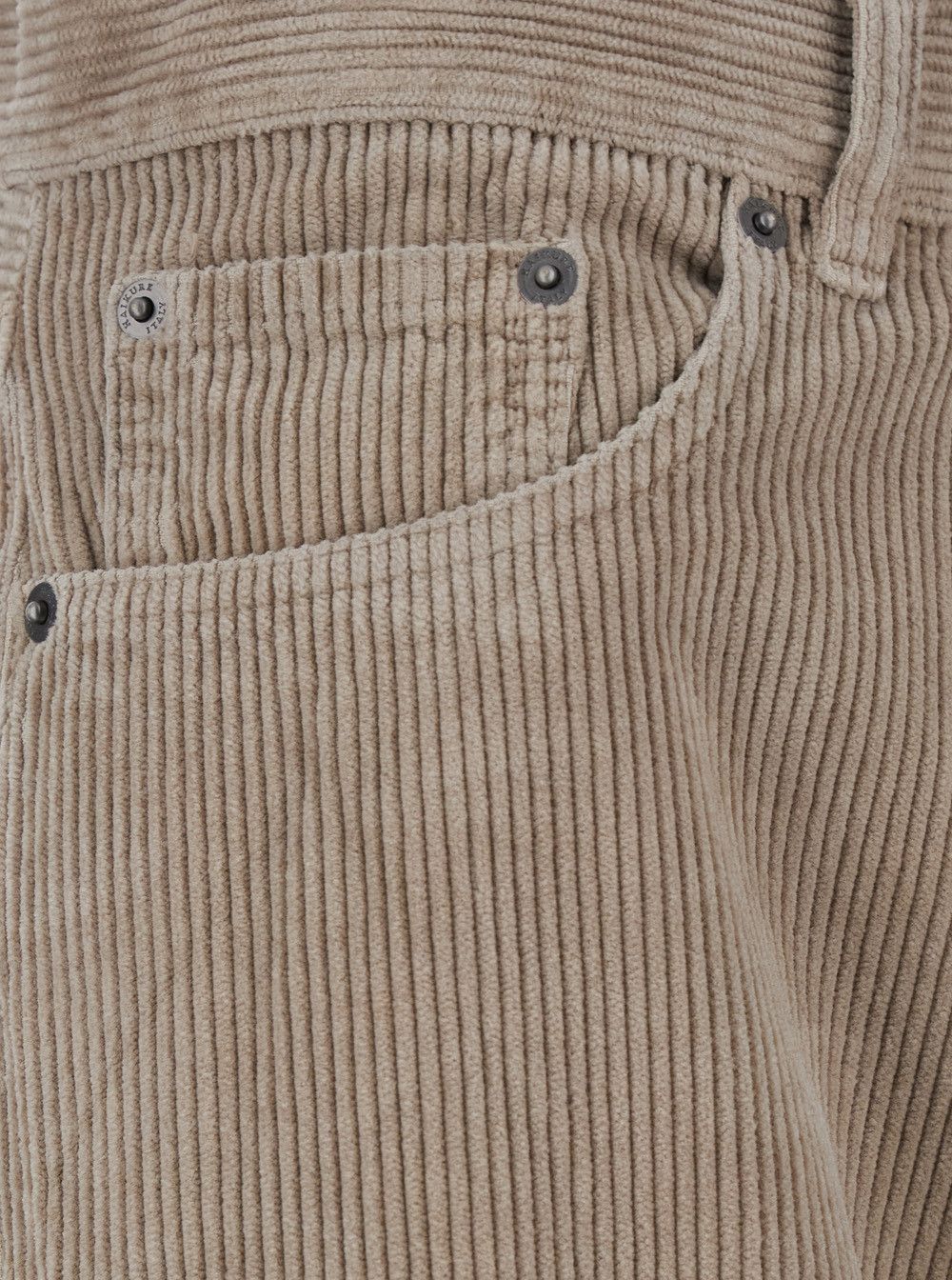 Haikure 'Bethany' Brown Ribbed Knit Pants with Wide Leg in Cotton Woman Size 24" / US 00 / IT 34 - 3 Thumbnail
