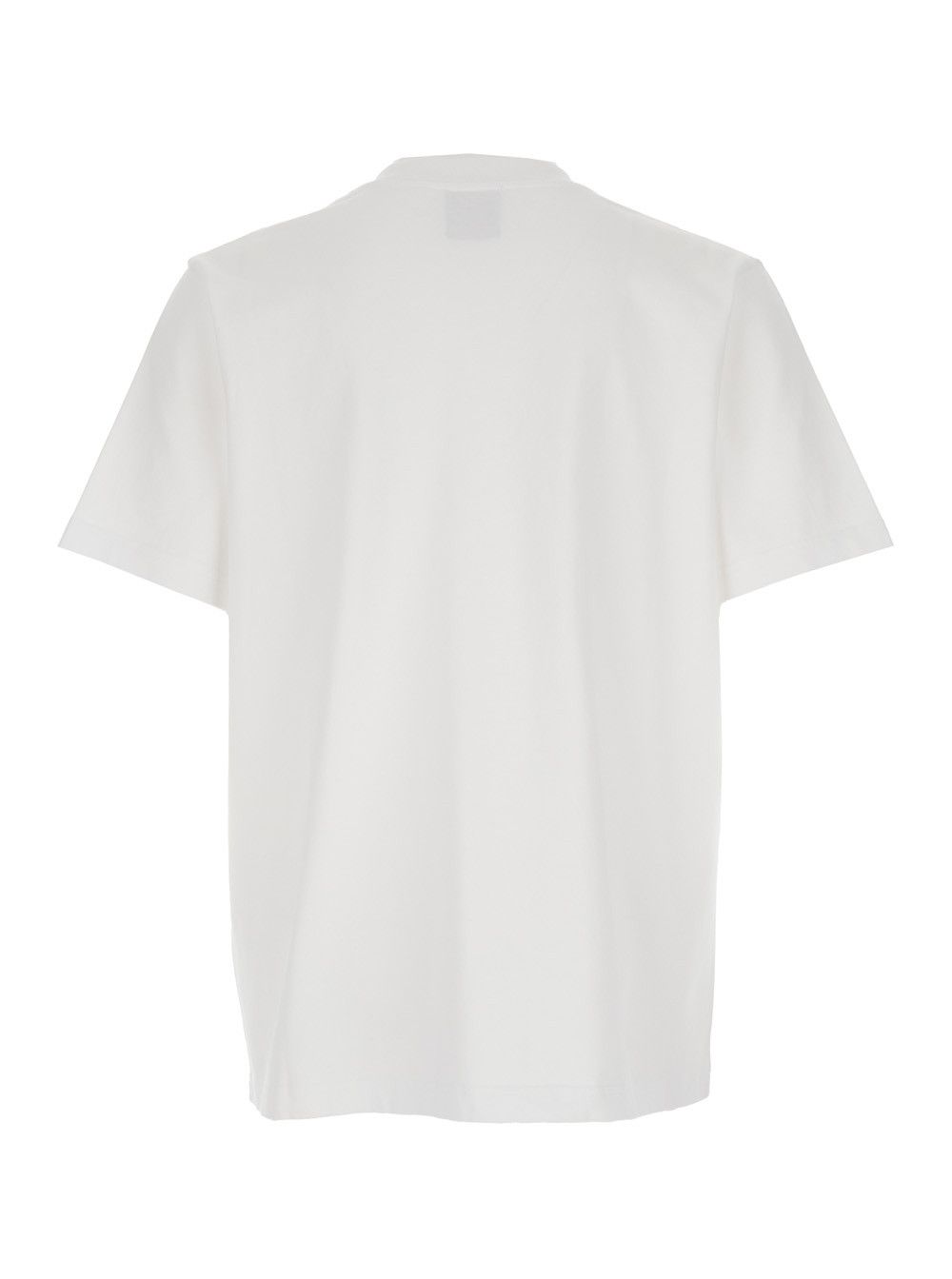 Casablanca White Crewneck T-Shirt with Logo on the Front in Cotton Man Size US S / EU 44-46 / 1 - 2 Thumbnail