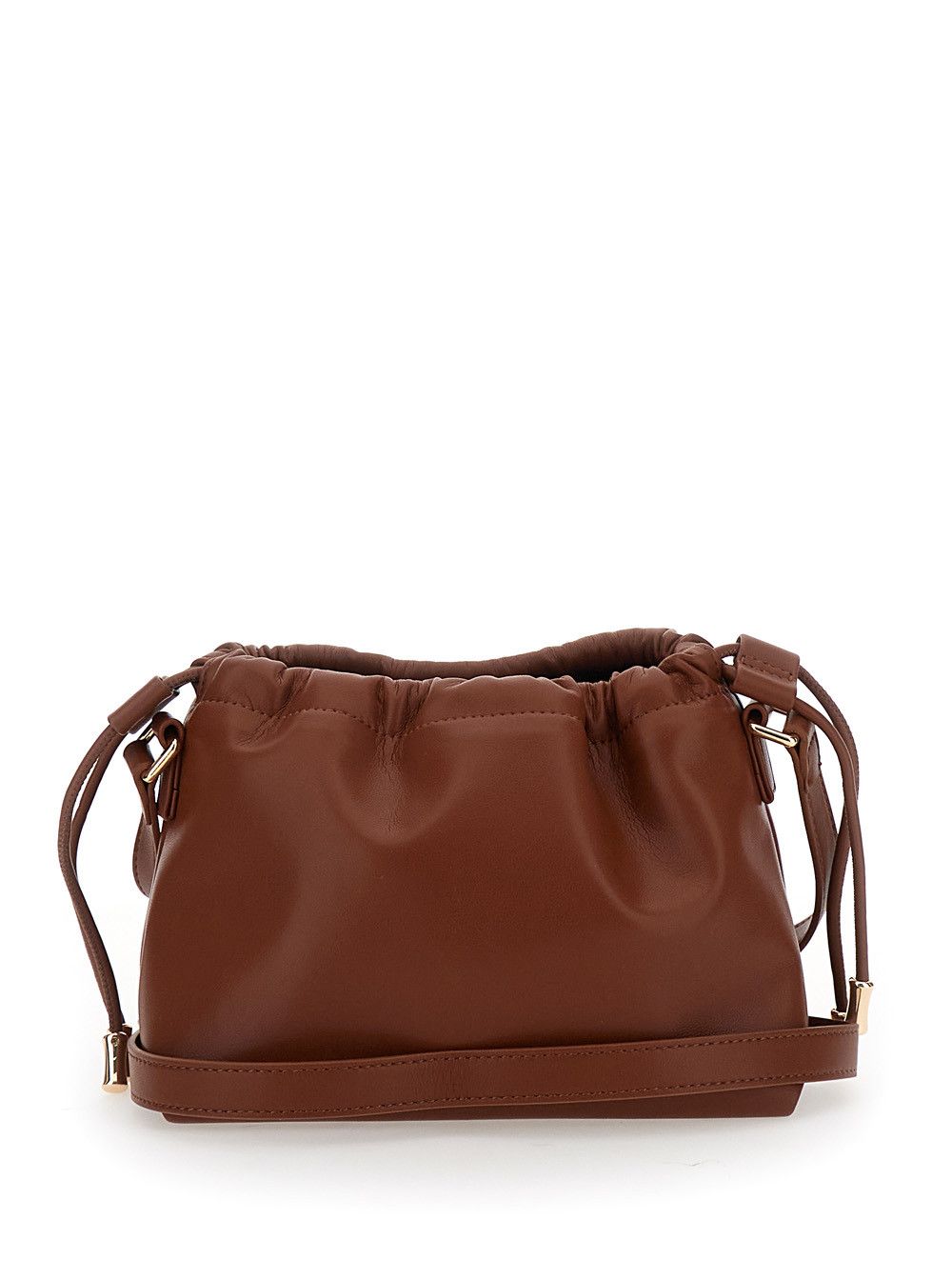 A.P.C. Ninon Mini Crossbody Bag with Engraved Logo on the Front and Adjustable Ecoleather Strap Brown Women Size ONE SIZE - 4 Thumbnail