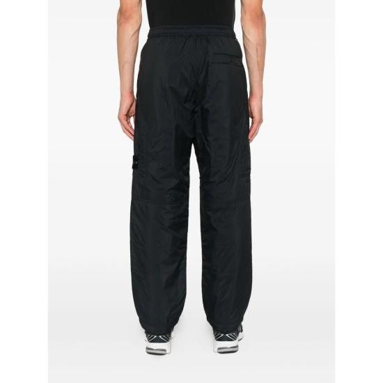 Stone Island STONE ISLAND Men Straight Pants 153100007 S0182 V0029 BLACK Size US 34 / EU 50 - 2 Thumbnail