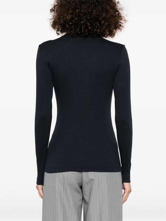 Fabiana Filippi FABIANA FILIPPI Women Sweater JED265F153 L1805146 Blue Size M / US 6-8 / IT 42-44 - 3 Thumbnail