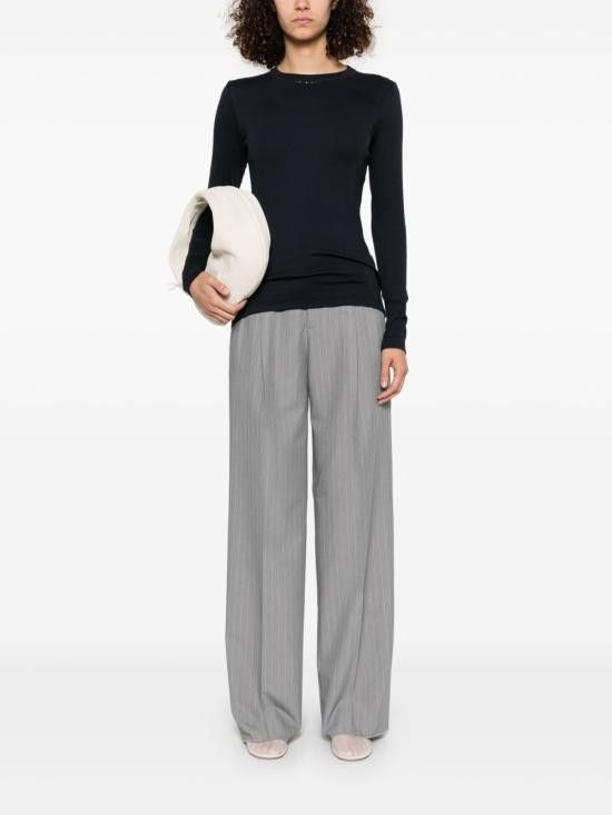 Fabiana Filippi FABIANA FILIPPI Women Sweater JED265F153 L1805146 Blue Size M / US 6-8 / IT 42-44 - 4 Thumbnail