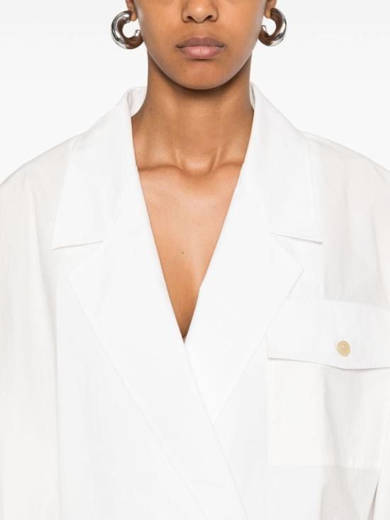 KHAITE KHAITE Women Shirts 2357148 100 White Size XS / US 0-2 / IT 36-38 - 4 Thumbnail