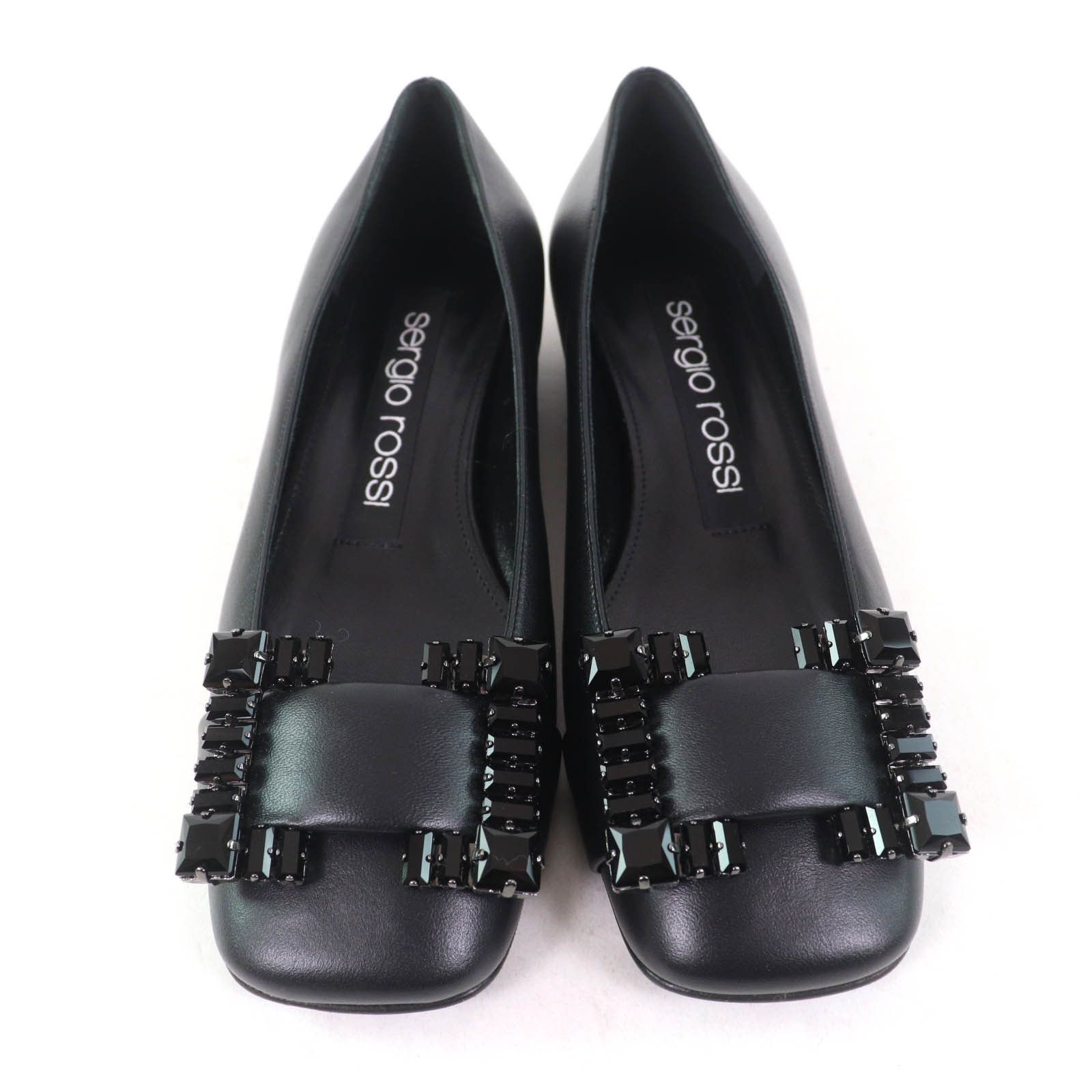 Other Other Sergio Rossi SR PRINCE Leather Pumps Leather Shoes A92270 DUTY FREE for USA Size ONE SIZE - 4 Thumbnail