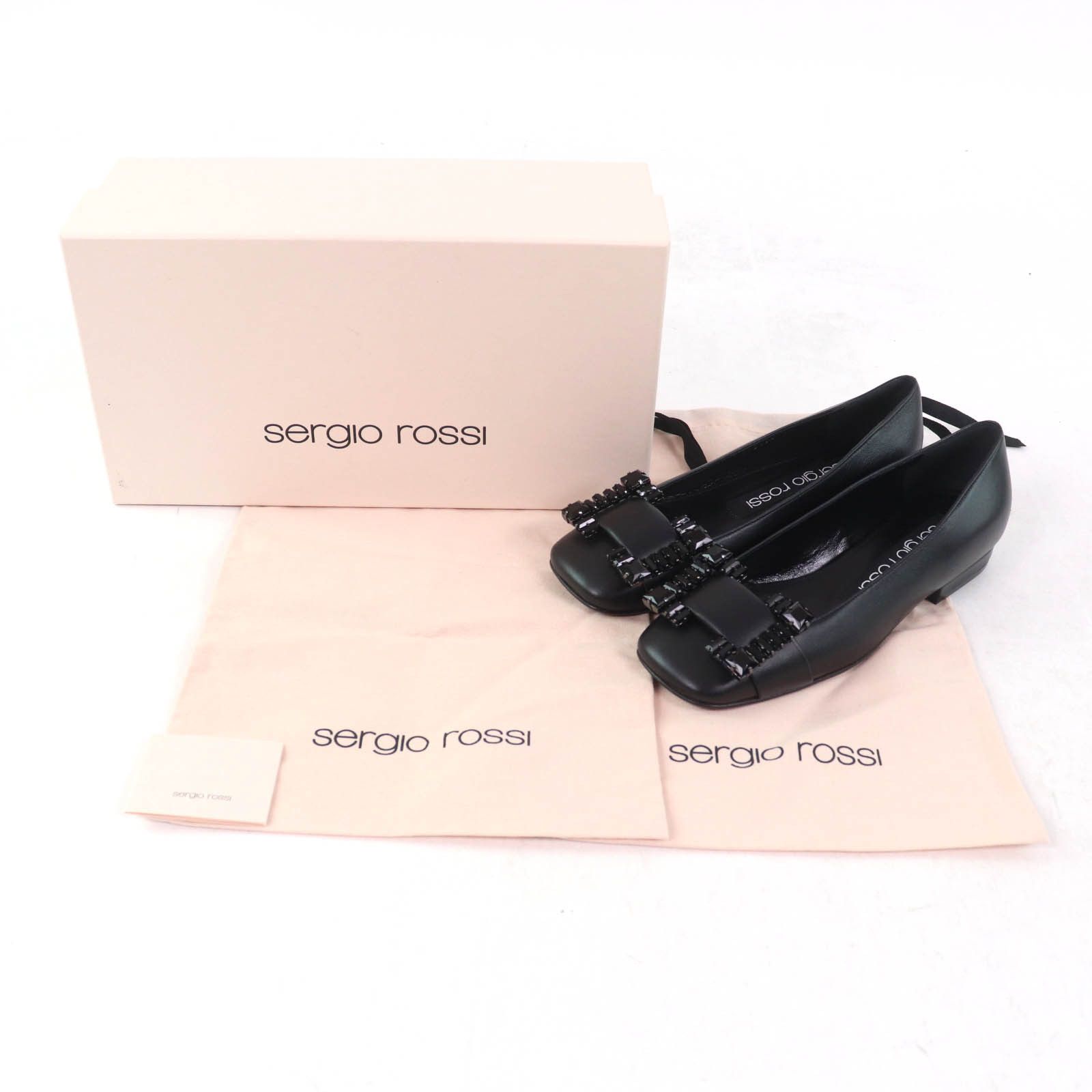 Other Other Sergio Rossi SR PRINCE Leather Pumps Leather Shoes A92270 DUTY FREE for USA Size ONE SIZE - 2 Thumbnail