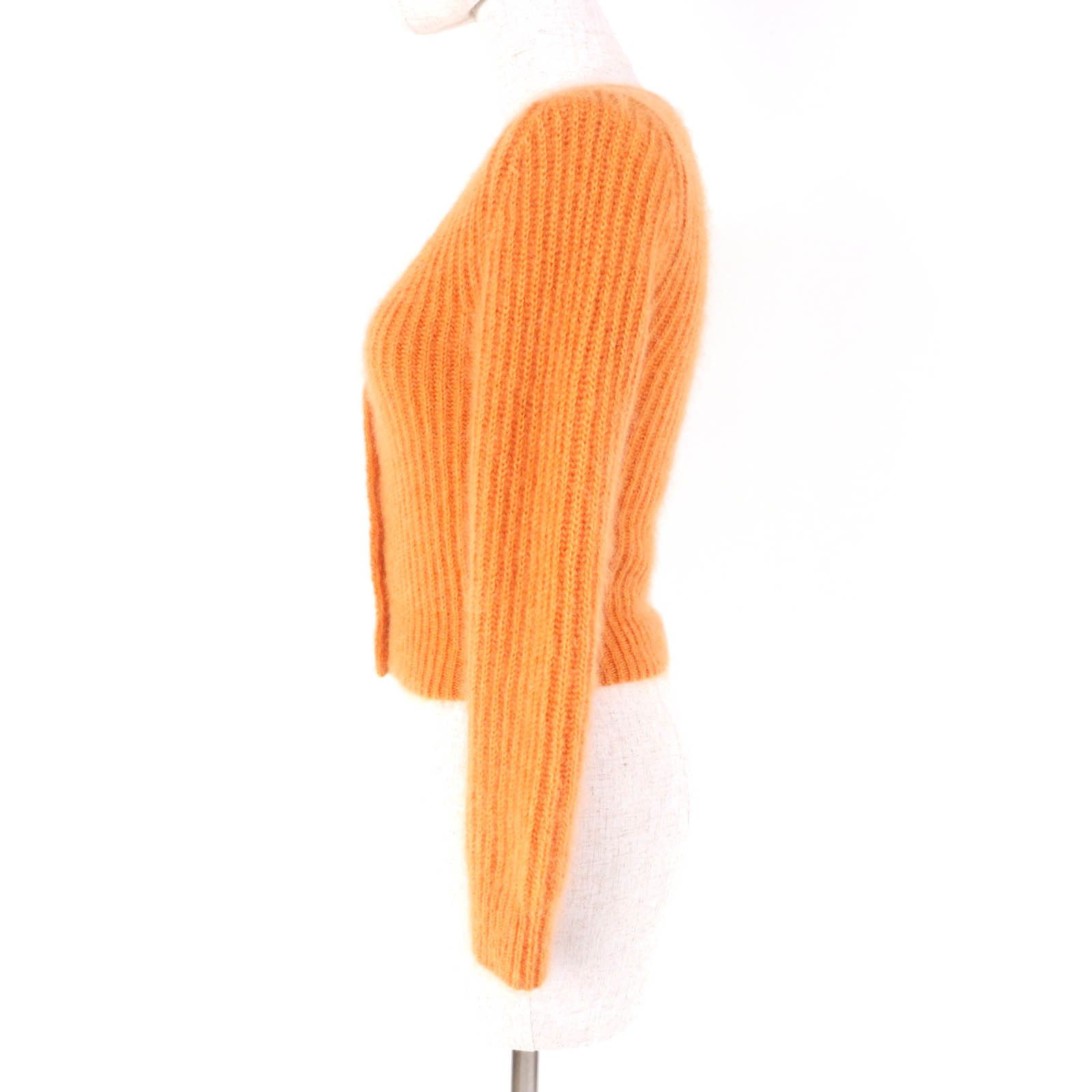 Celine Celine Celine Cropped V-neck Mohair Cardigan Others Tops 2A38T377N DUTY FREE for USA Size ONE SIZE - 2 Thumbnail