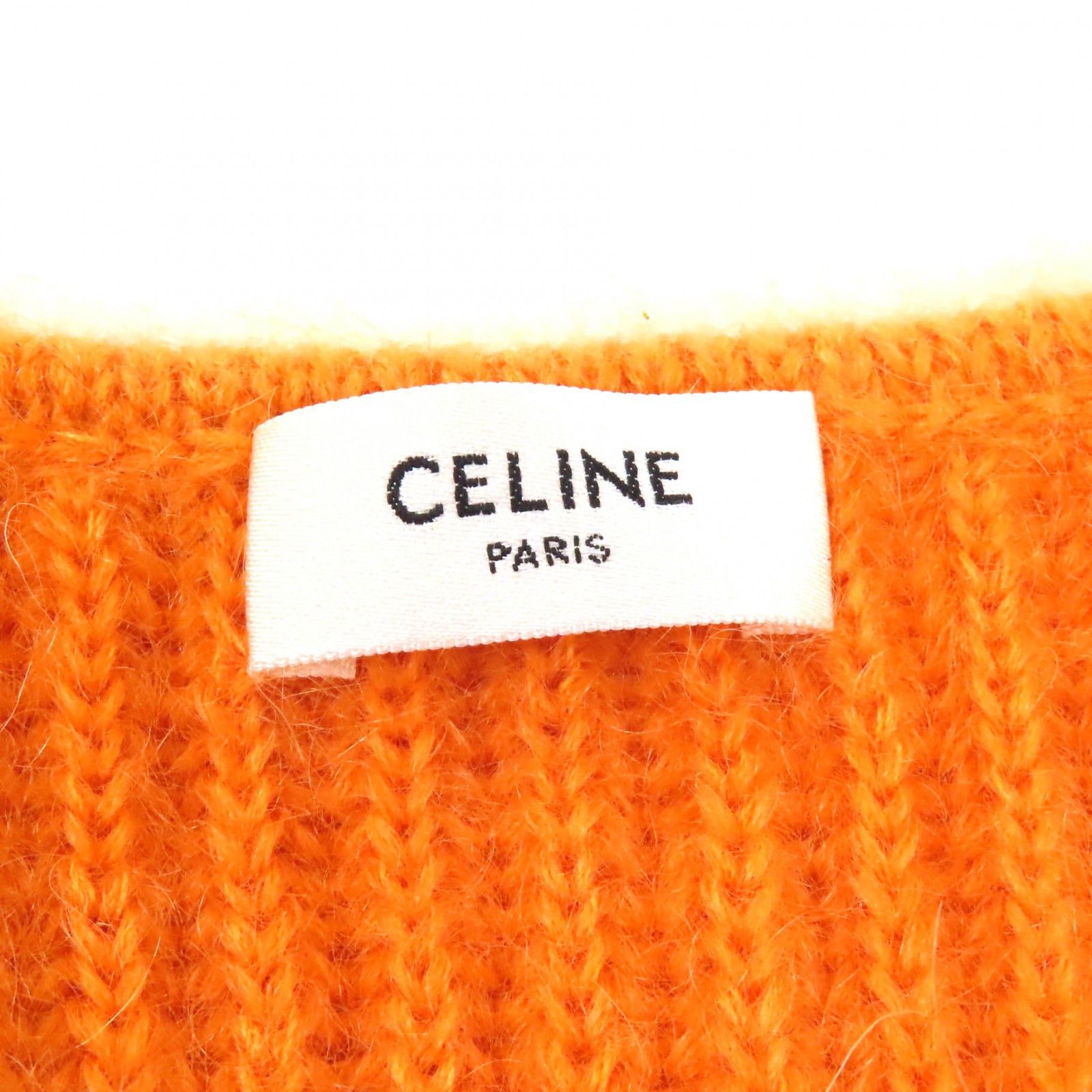 Celine Celine Celine Cropped V-neck Mohair Cardigan Others Tops 2A38T377N DUTY FREE for USA Size ONE SIZE - 5 Thumbnail