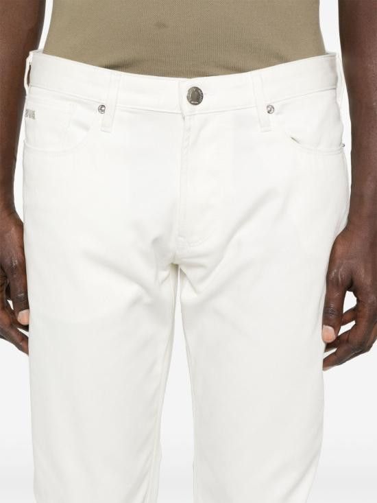 Emporio Armani EMPORIO ARMANI Men Denim Pants EM000121 AF14122U0003 White Size US 34 / EU 50 - 2 Thumbnail