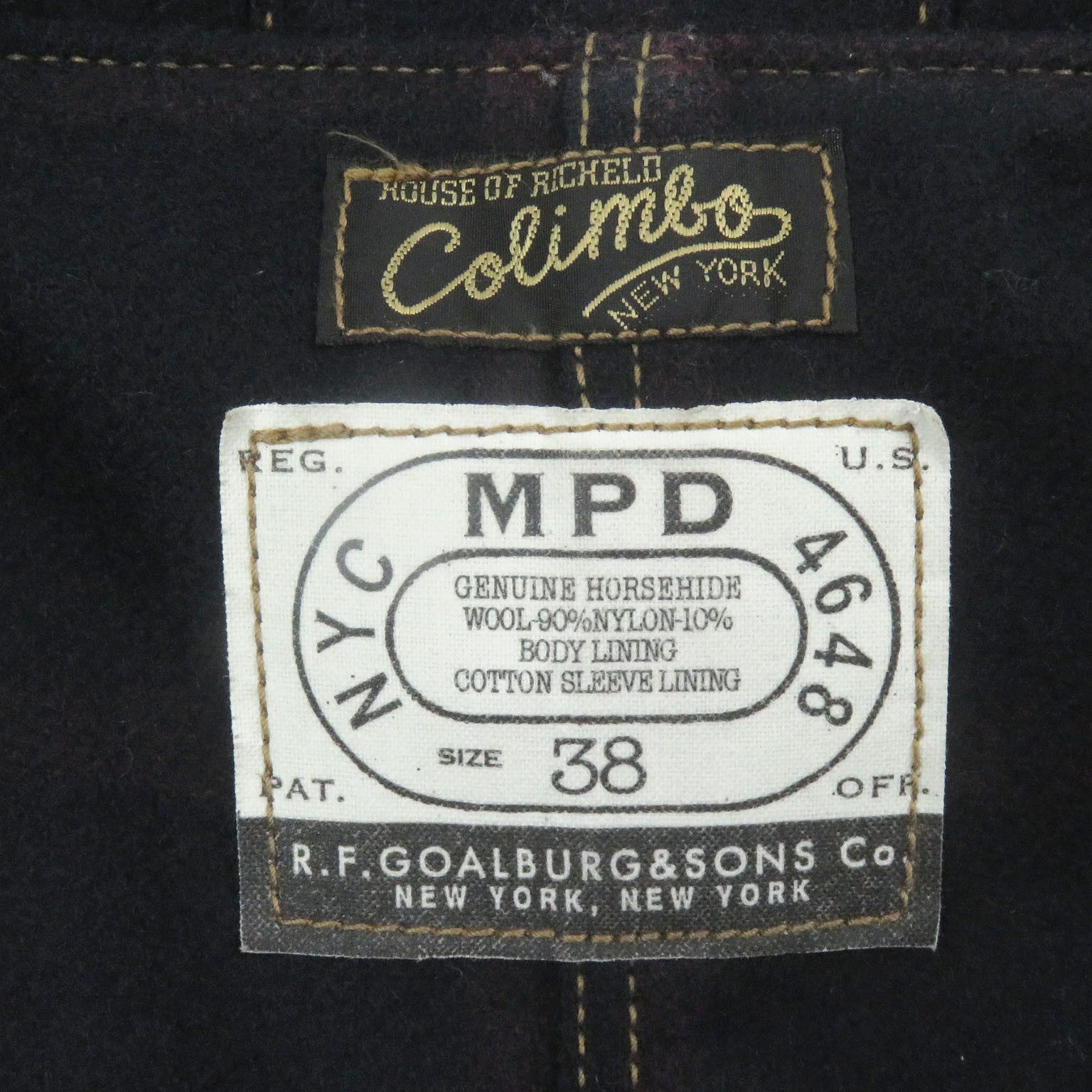 Other Other COLIMBO Stockman's Work Horsehide Coat Leather Outerwear DUTY FREE for USA Size ONE SIZE - 6 Thumbnail