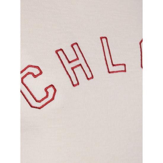 Chloe CHLOE Women Tops 25AJH01174 107 WHITE Size M / US 6-8 / IT 42-44 - 3 Thumbnail