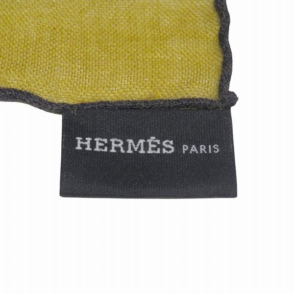 Hermes Hermes Hermes H Pattern Cashmere Silk Scarf Others Scarf DUTY FREE for USA Size ONE SIZE - 4 Thumbnail