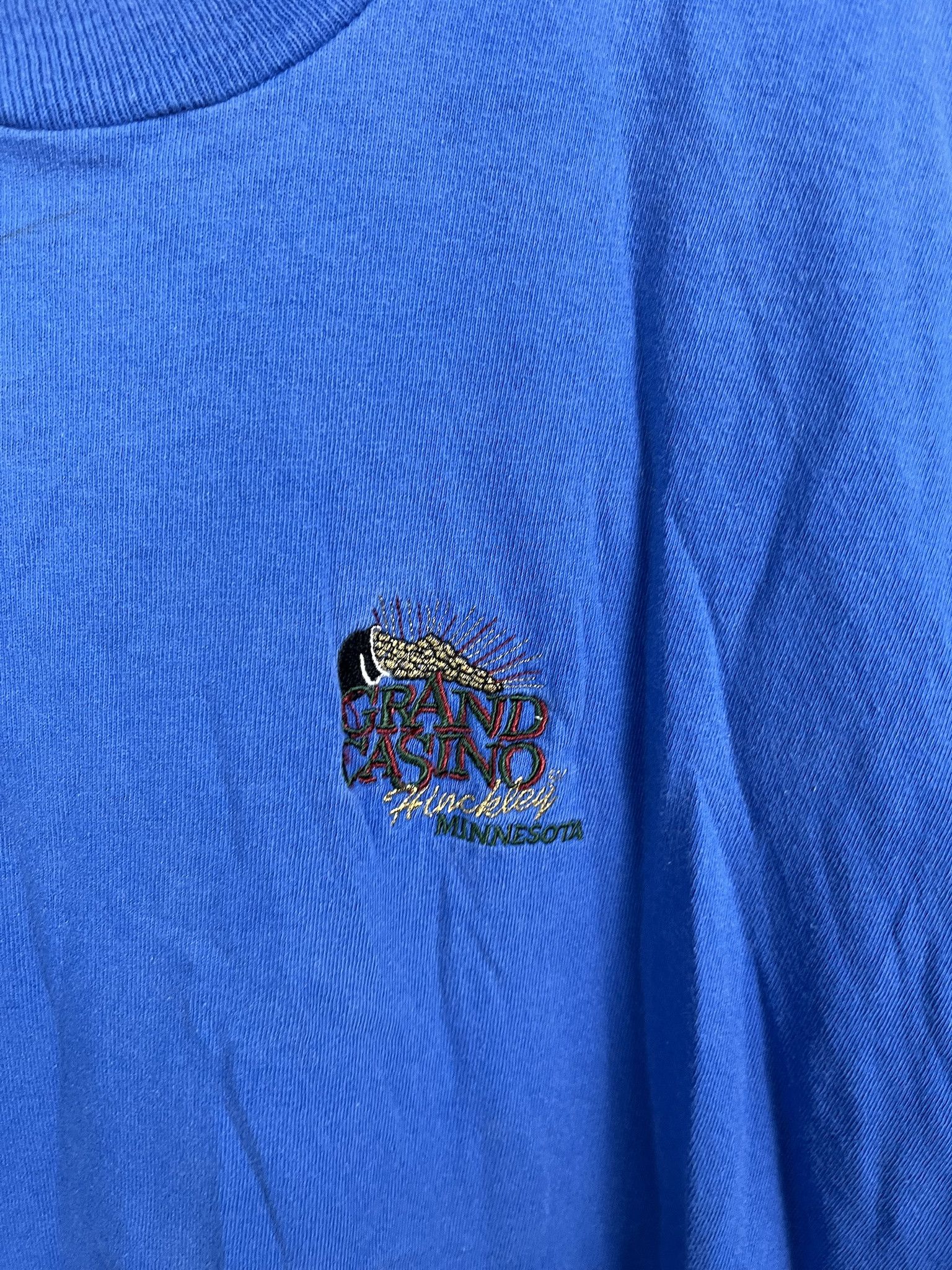 Vintage Vintage 90s Single stitch Grand Casino T Shirt Size L Size US L / EU 52-54 / 3 - 4 Thumbnail