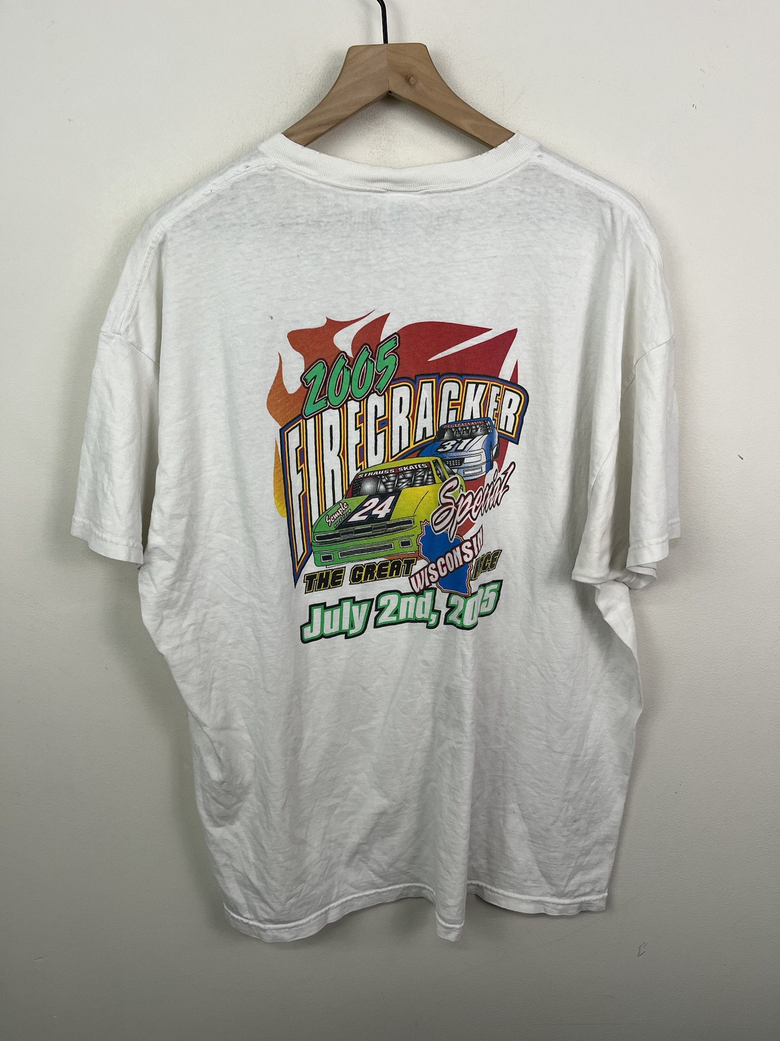 NASCAR Vintage Y2K NASCAR Semple Racing T Shirt Size XXL Size US XXL / EU 58 / 5 - 2 Thumbnail