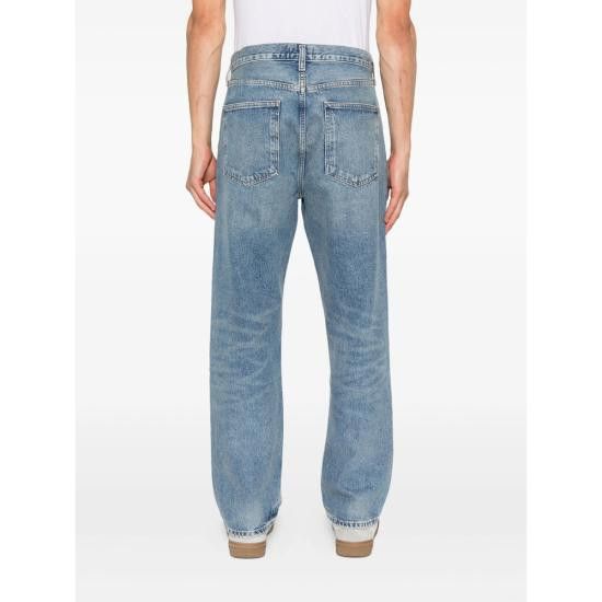 Agolde AGOLDE Men Denim Pants A642 1371 FRCT BLUE Size US 30 / EU 46 - 4 Thumbnail